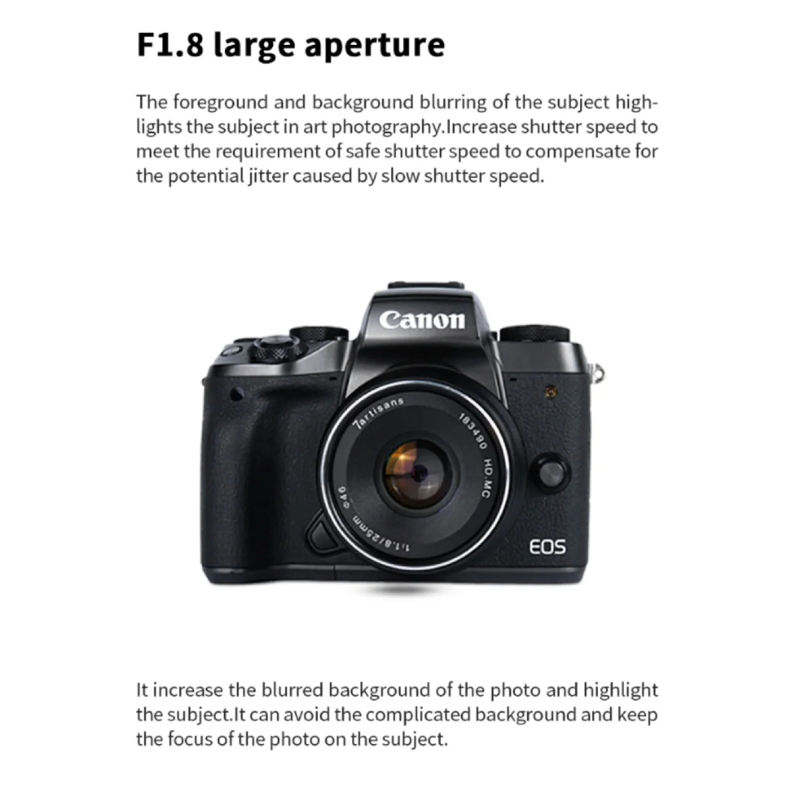 7Artisans 25mm F1.8 Nikon (Z Mount) Black - Image 2