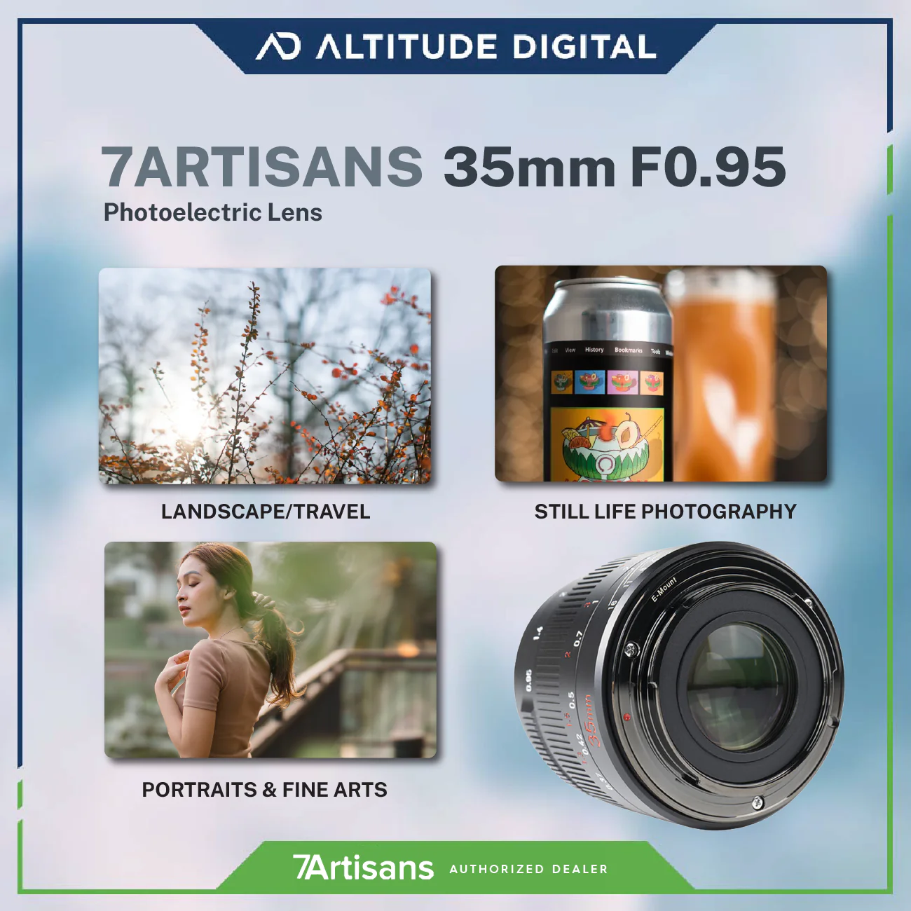 7Artisans 35mm F0.95 APS-C Mirrorless Lens - Image 4