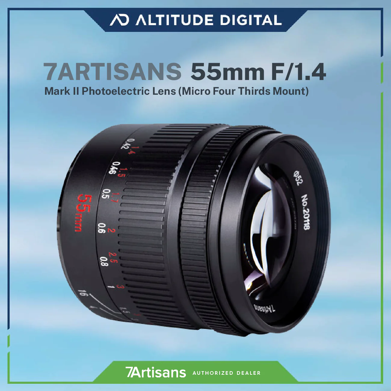 7artisans 55mm F1.4 (Mark II) APS-C Manual Fixed Lens - Image 9