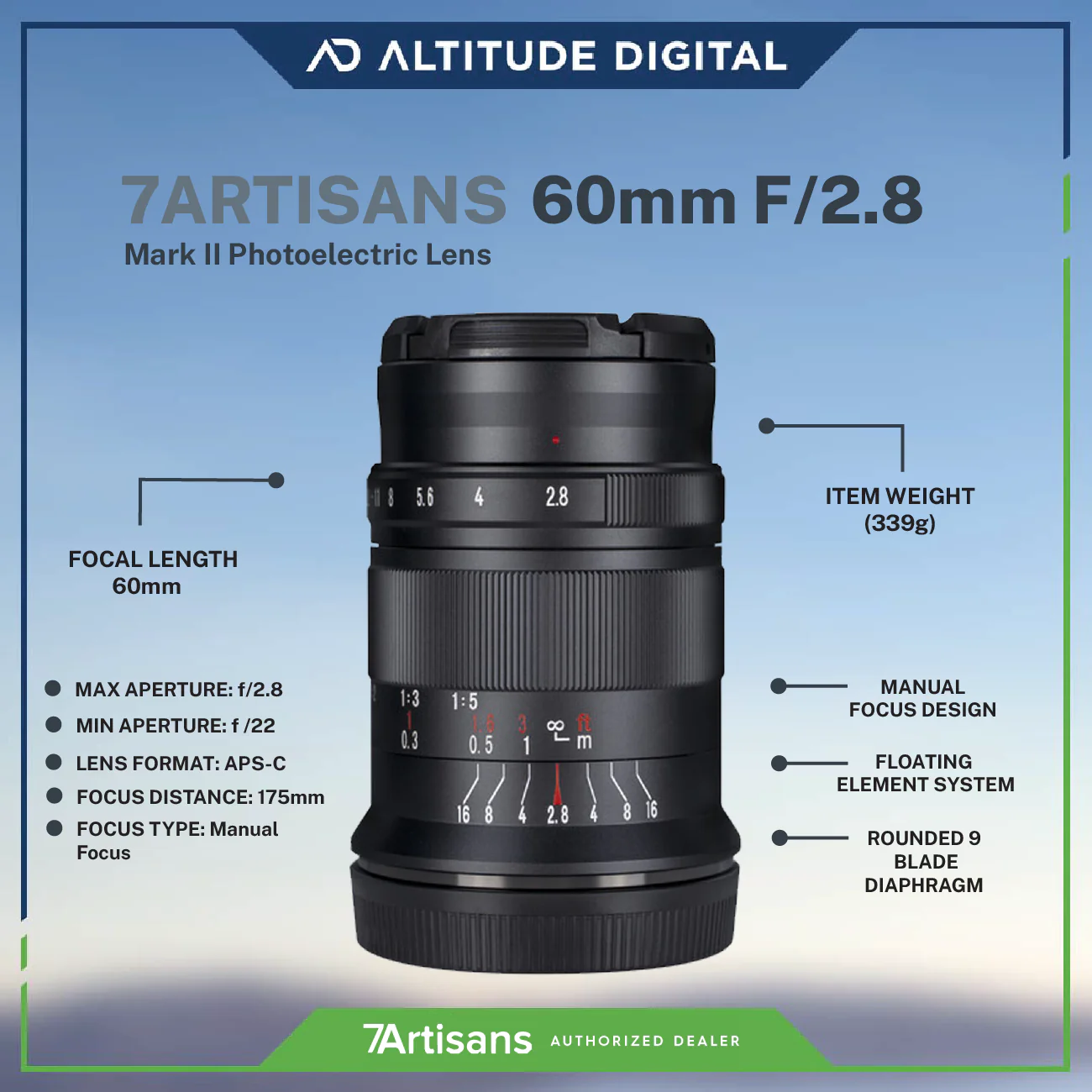 7Artisans 60mm f2.8 Photoelectric Macro Lens Mark II - Image 3