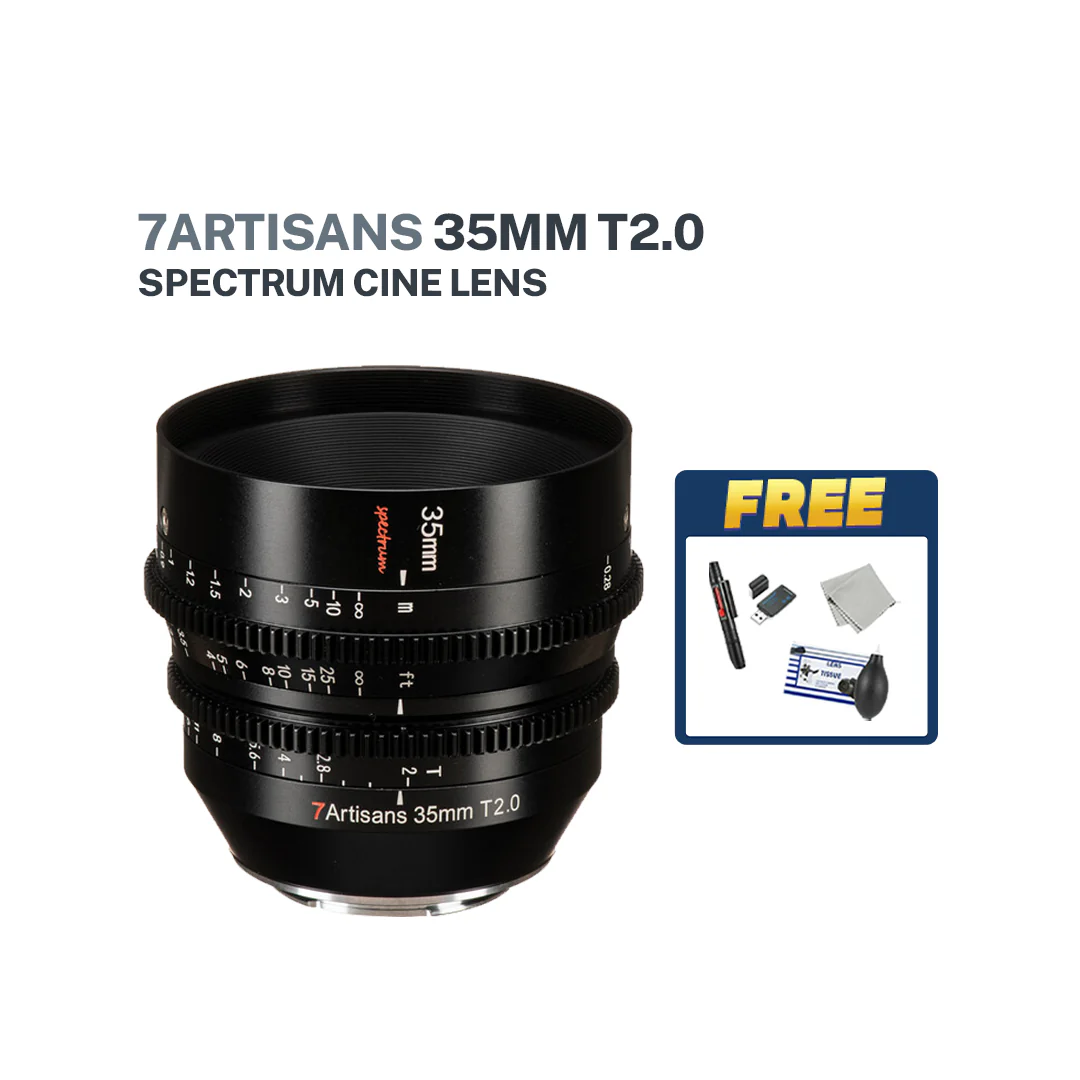 7Artisans Photoelectric 35mm T2.0 Spectrum Cine Lens