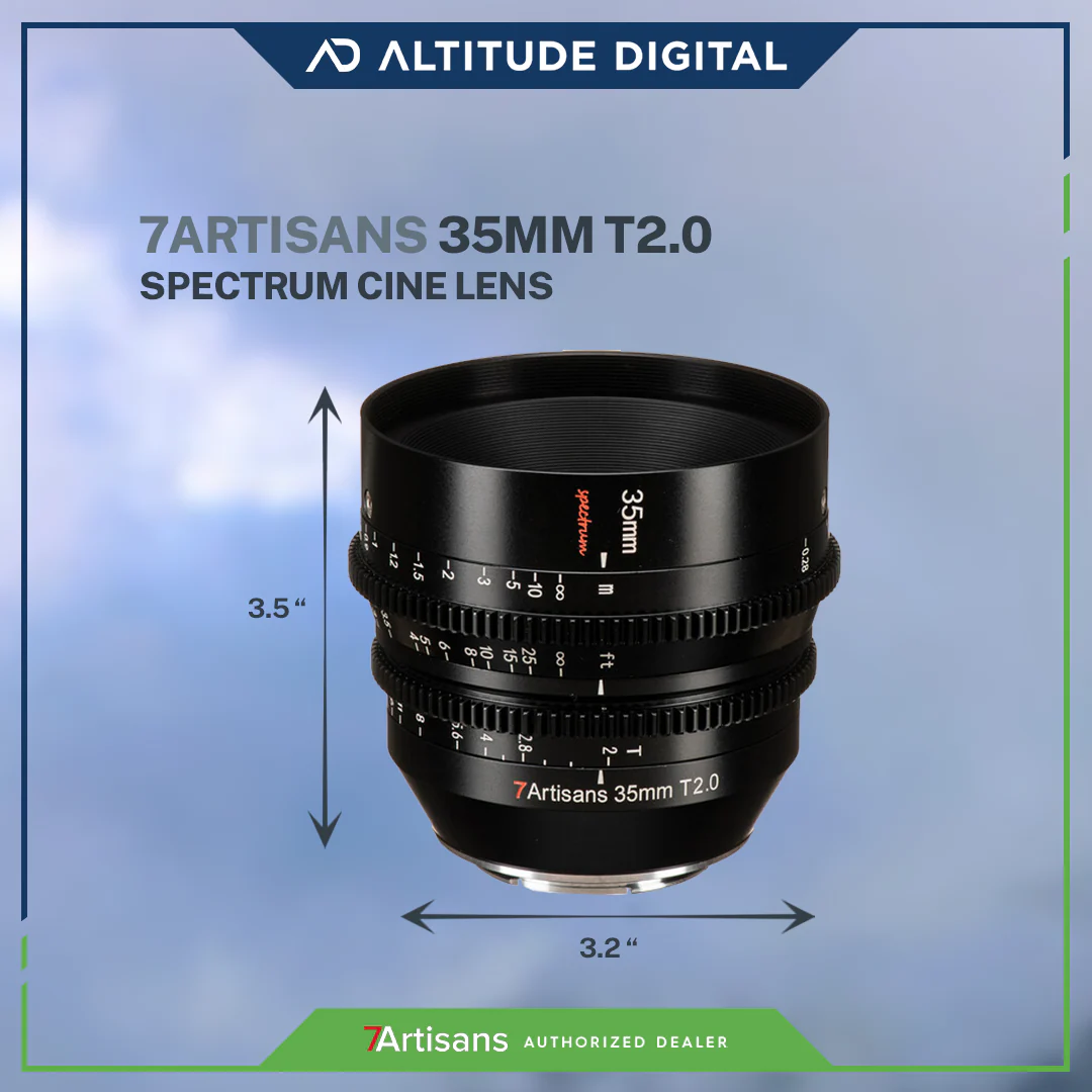 7Artisans Photoelectric 35mm T2.0 Spectrum Cine Lens - Image 3