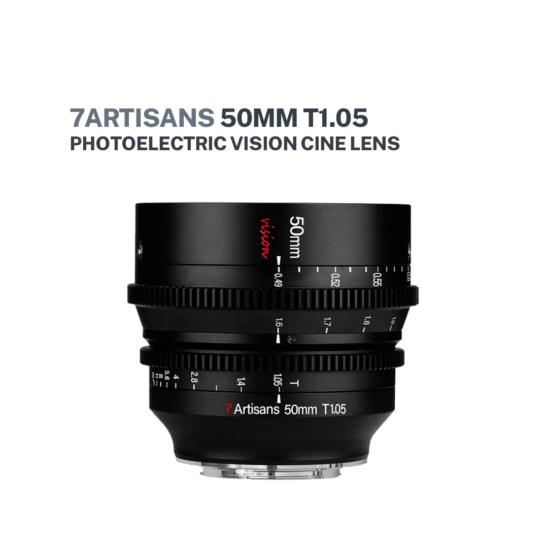 7artisans Photoelectric 50mm T1.05 Vision Cine Lens