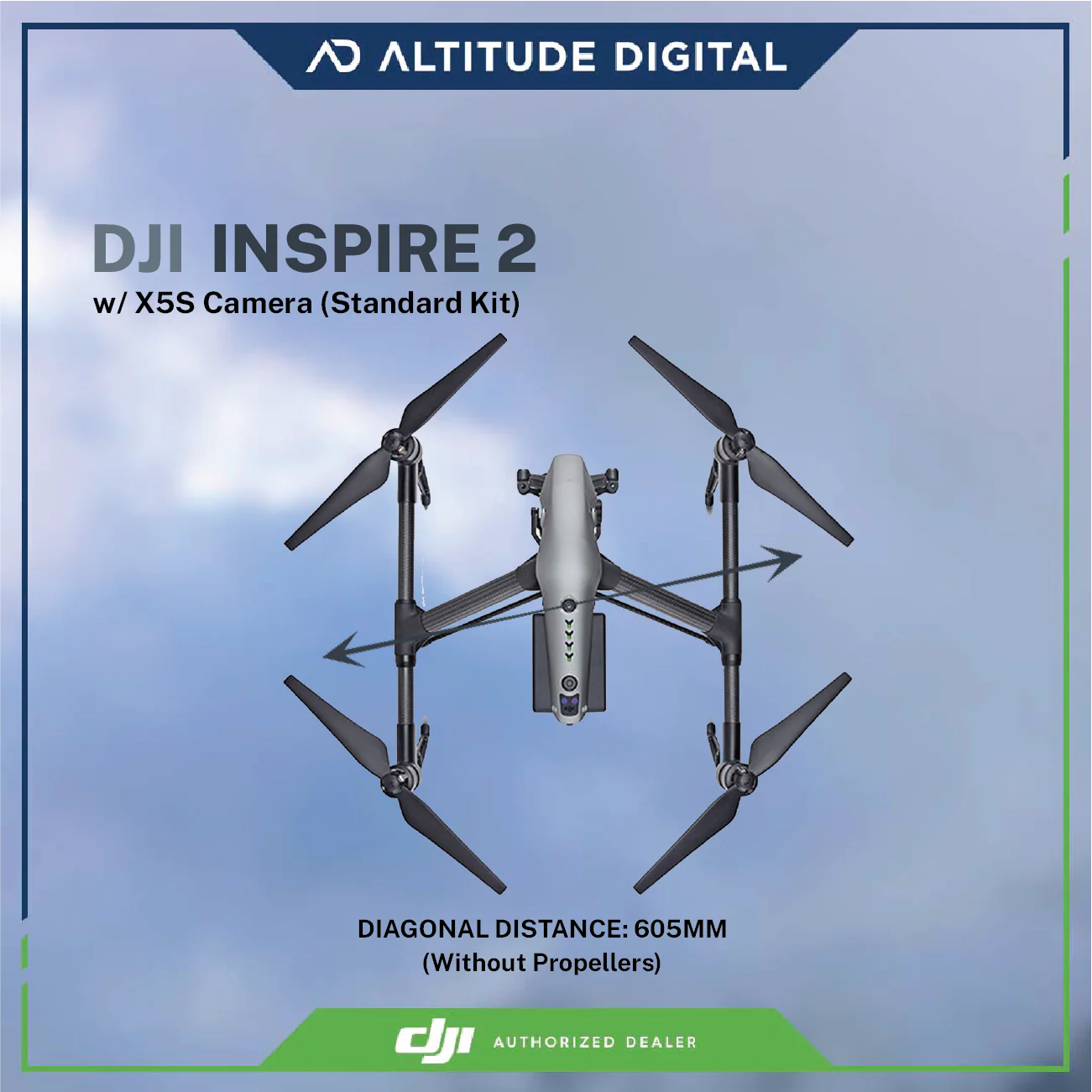 DJI Inspire 2 X5S Camera (Standard Kit) - Image 5