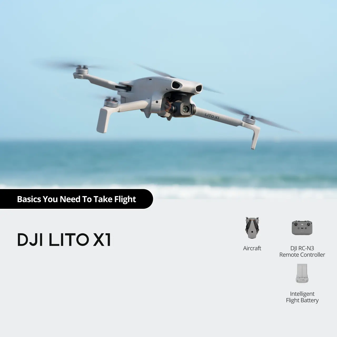 DJI Lito X1 Beginner-Friendly Premium Camera Drone - Image 12