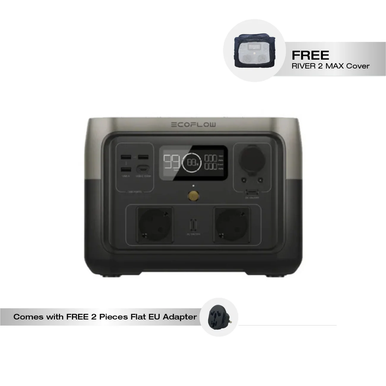 EcoFlow RIVER 2 Max 512 Portable Power Station - Image 18