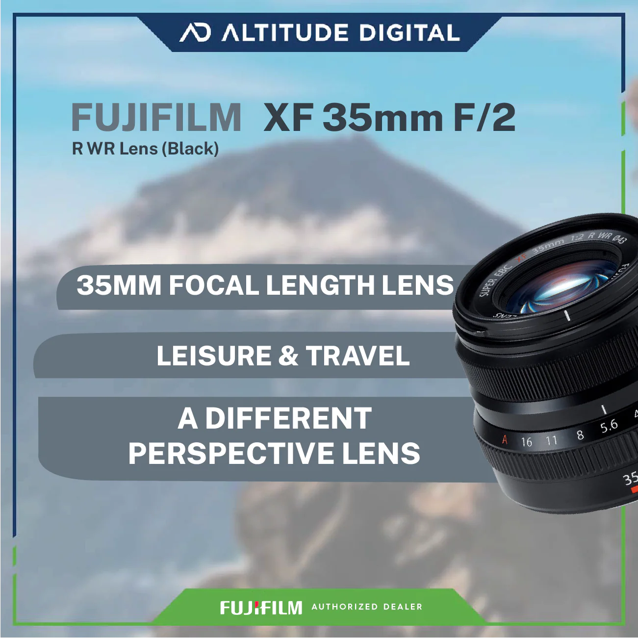 FUJIFILM XF35 F2 R WR - Black - Image 9