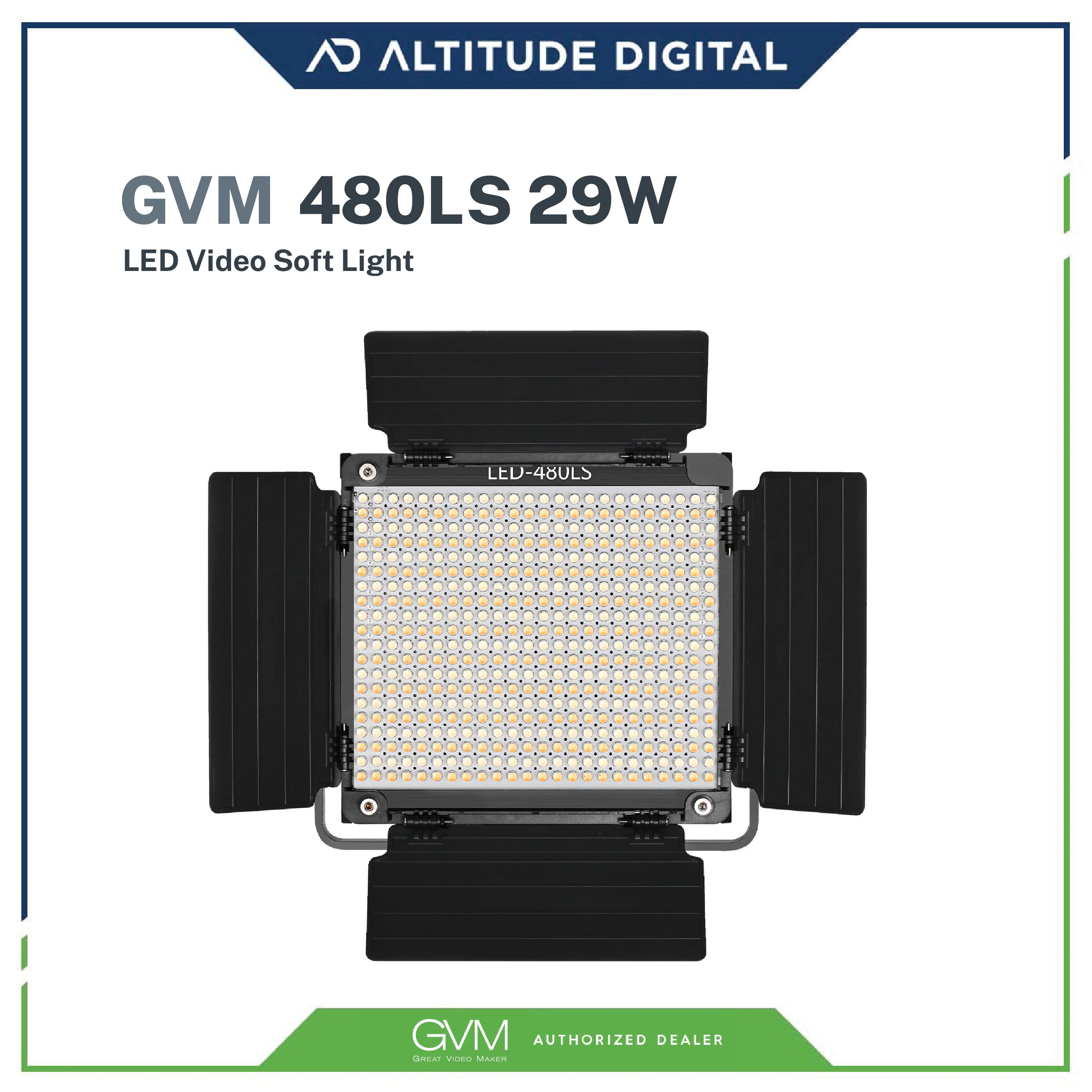 GVM 480LS 29W Bi-Color LED Panel - Image 2