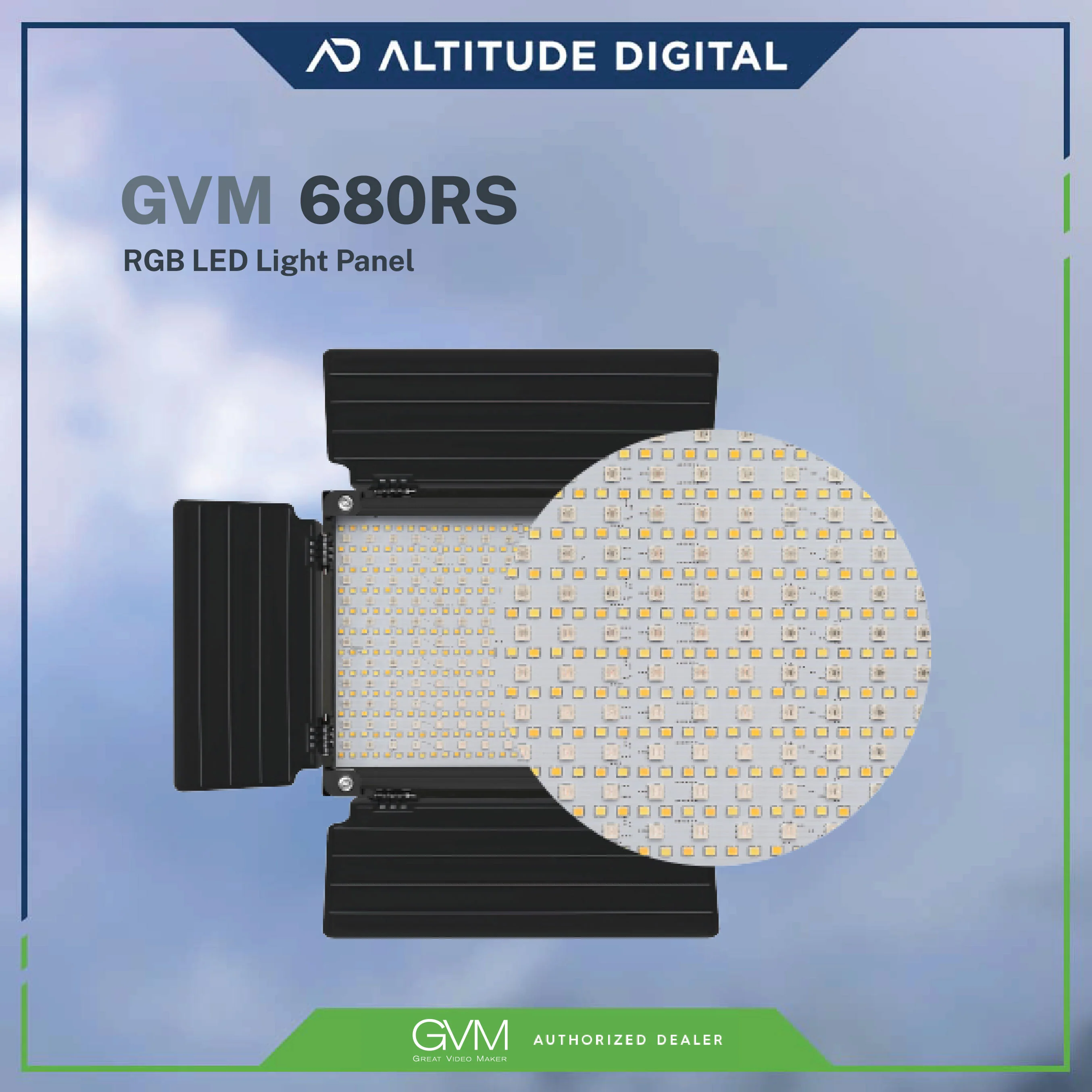 GVM 680RS 50W RGB LED Studio Video Light - Image 5