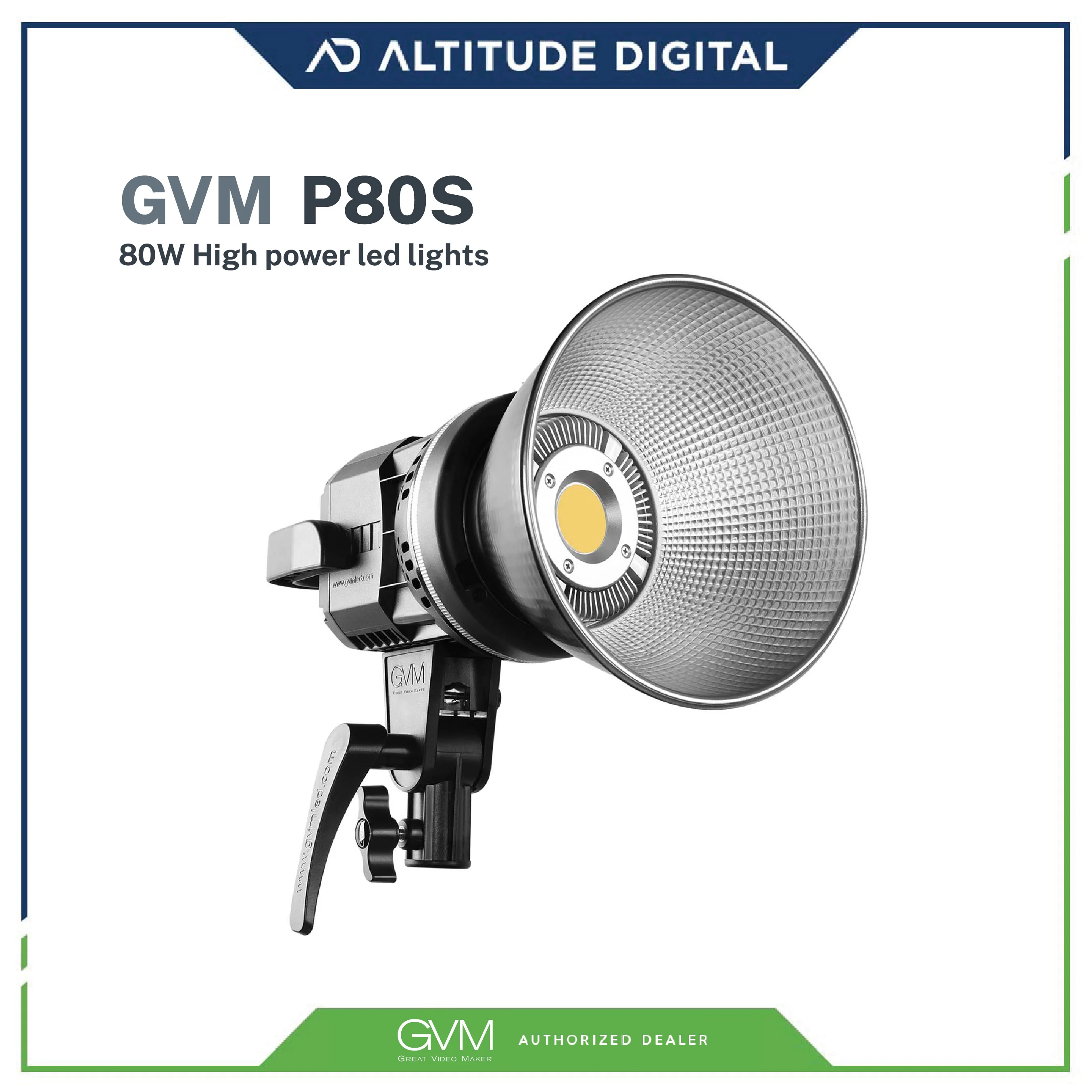 GVM P80S 80W High Power Led Lights - Image 2