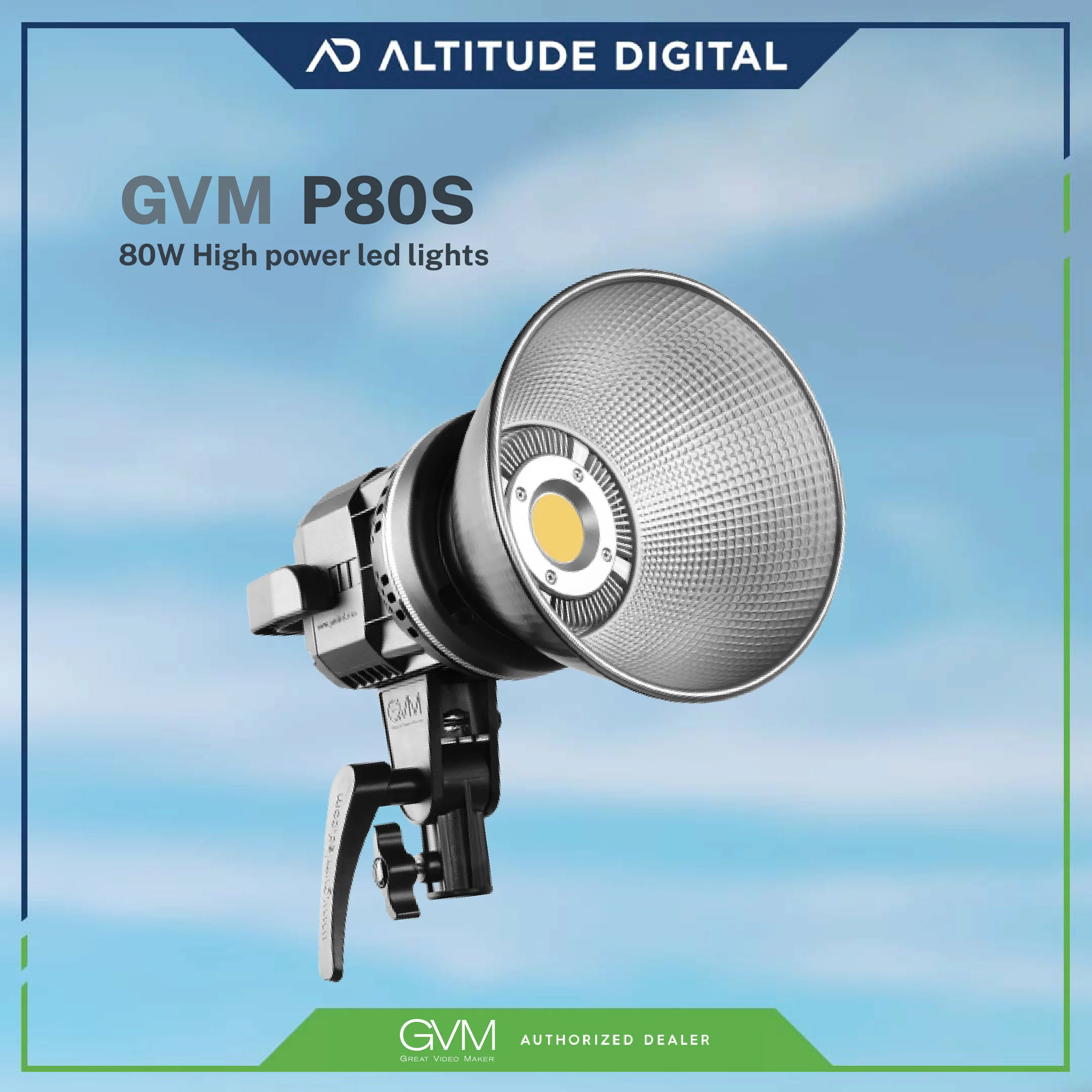 GVM P80S 80W High Power Led Lights - Image 3