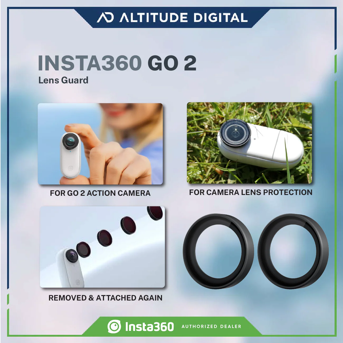 Insta360 Lens Guards for GO 2 (2-Pack) - Image 8