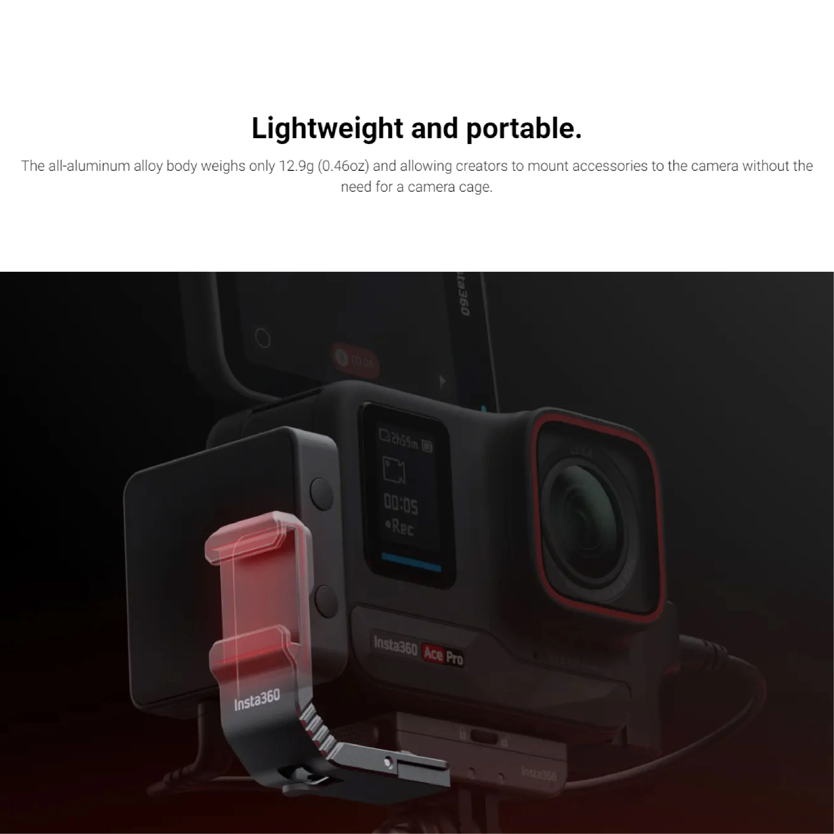 Insta360 Ace/Ace Pro/Ace Pro 2 Cold Shoe - Image 5