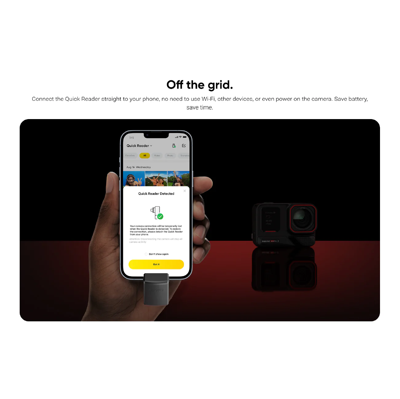 Insta360 Ace Pro 2/Ace Pro/Ace Quick Reader - Image 3