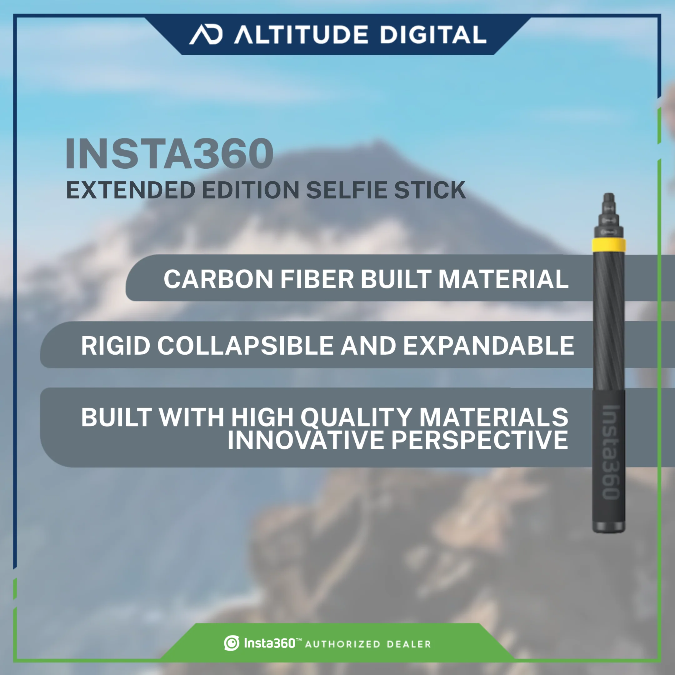 Insta360 Extended Edition Selfie Stick (New Version) - Image 4