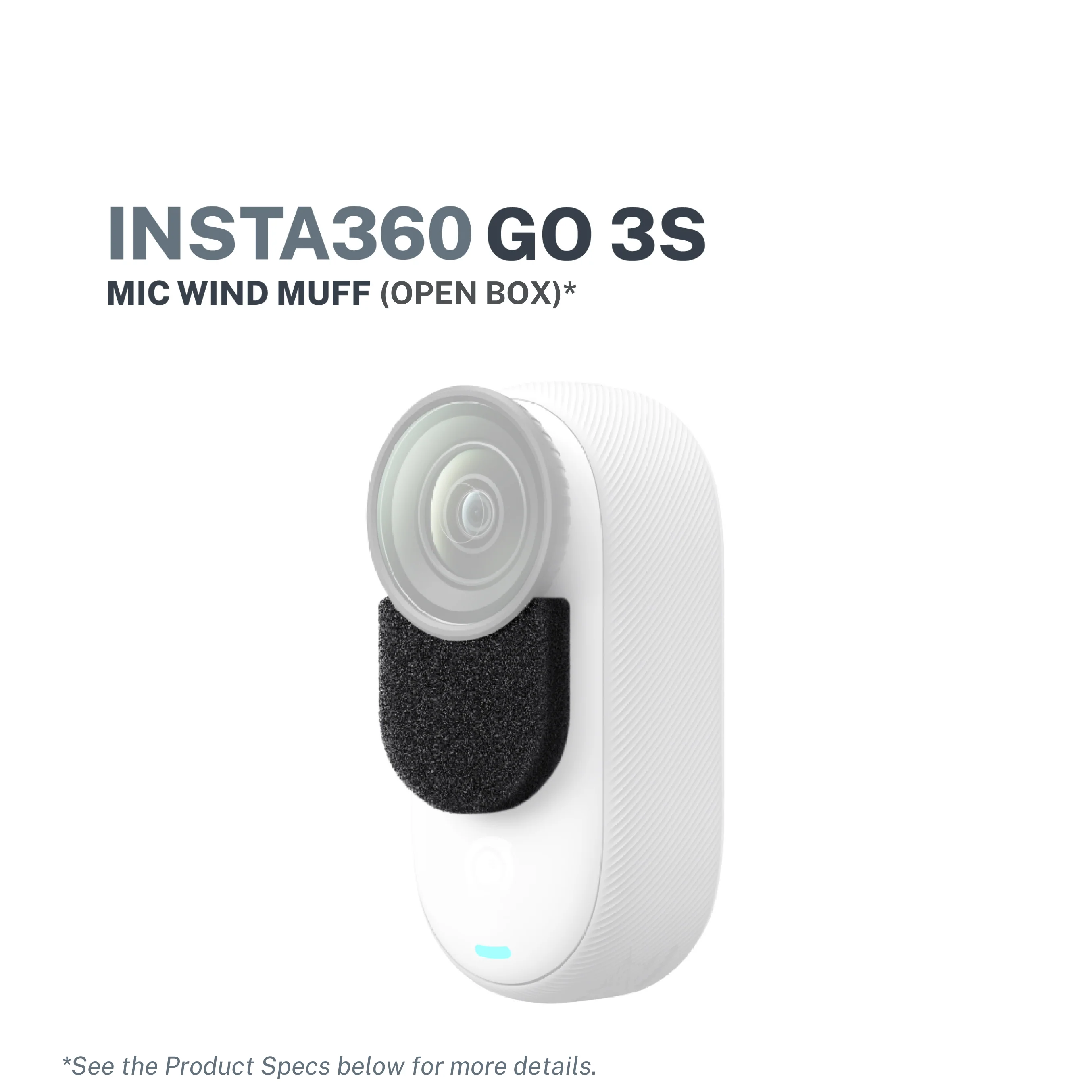 Insta360 GO 3/ GO 3S Mic Wind Muff (Open Box)