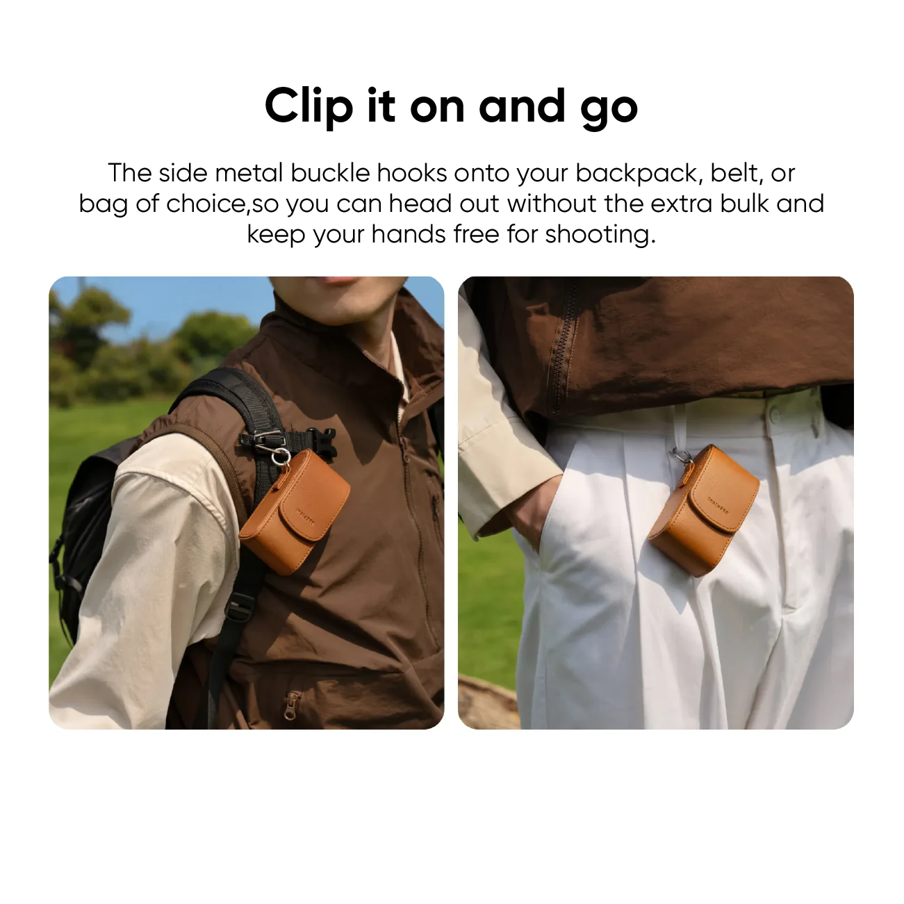 Insta360 GO 3S Classic Leather Case - Image 5