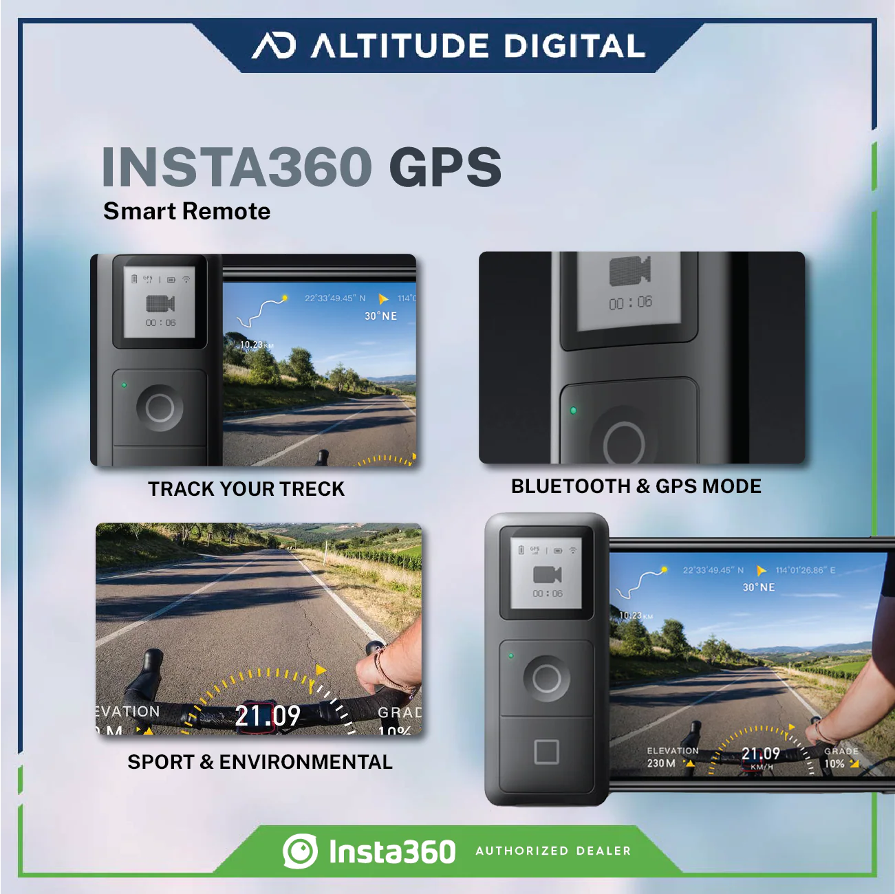 Insta360 GPS Smart Remote (ONE R, ONE X2, ONE X) - Image 4