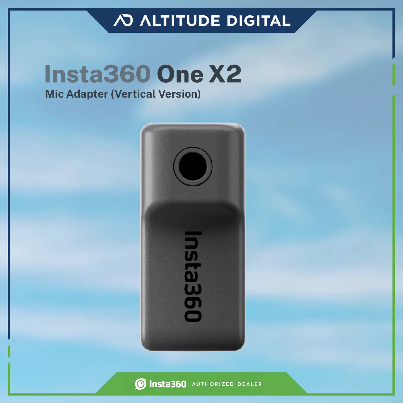 Insta360 Mic Adapter (Vertical Version) - ONE X2,ONE RS 1-Inch 360 Edition - Image 3
