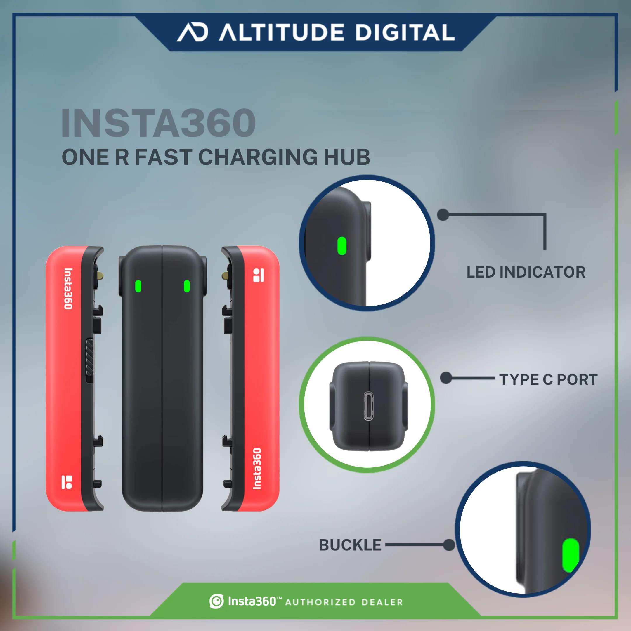 Insta360 ONE R Fast Charge Hub - Image 6