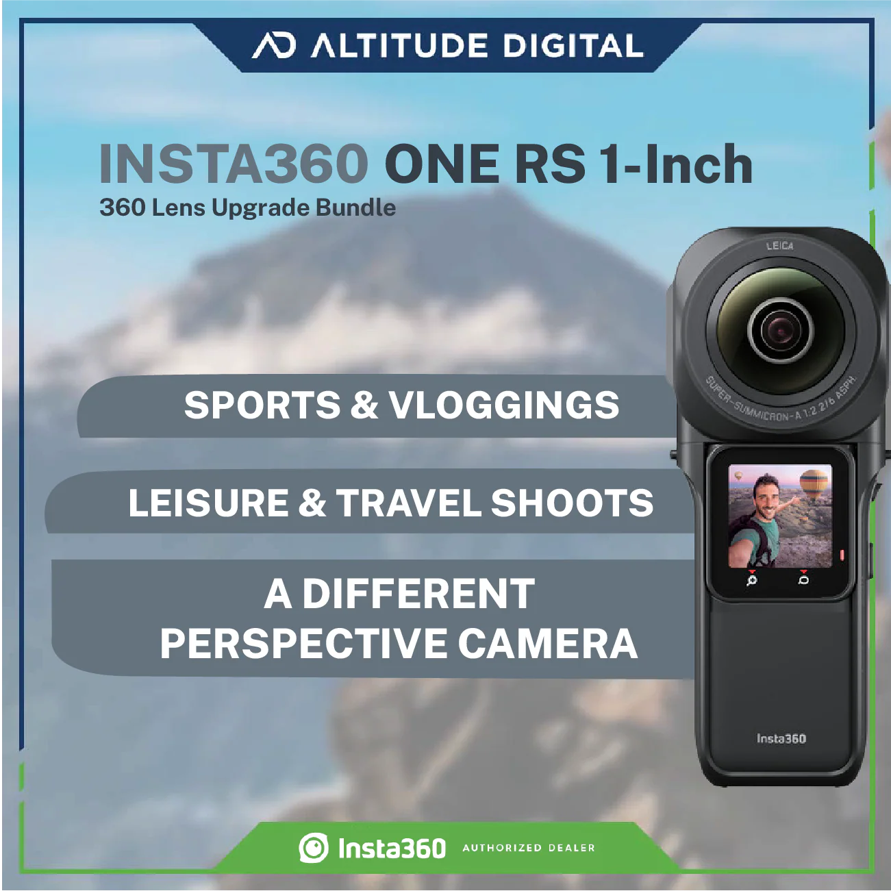 Insta360 ONE RS 1-Inch 360 Lens Upgrade Bundle - Image 8