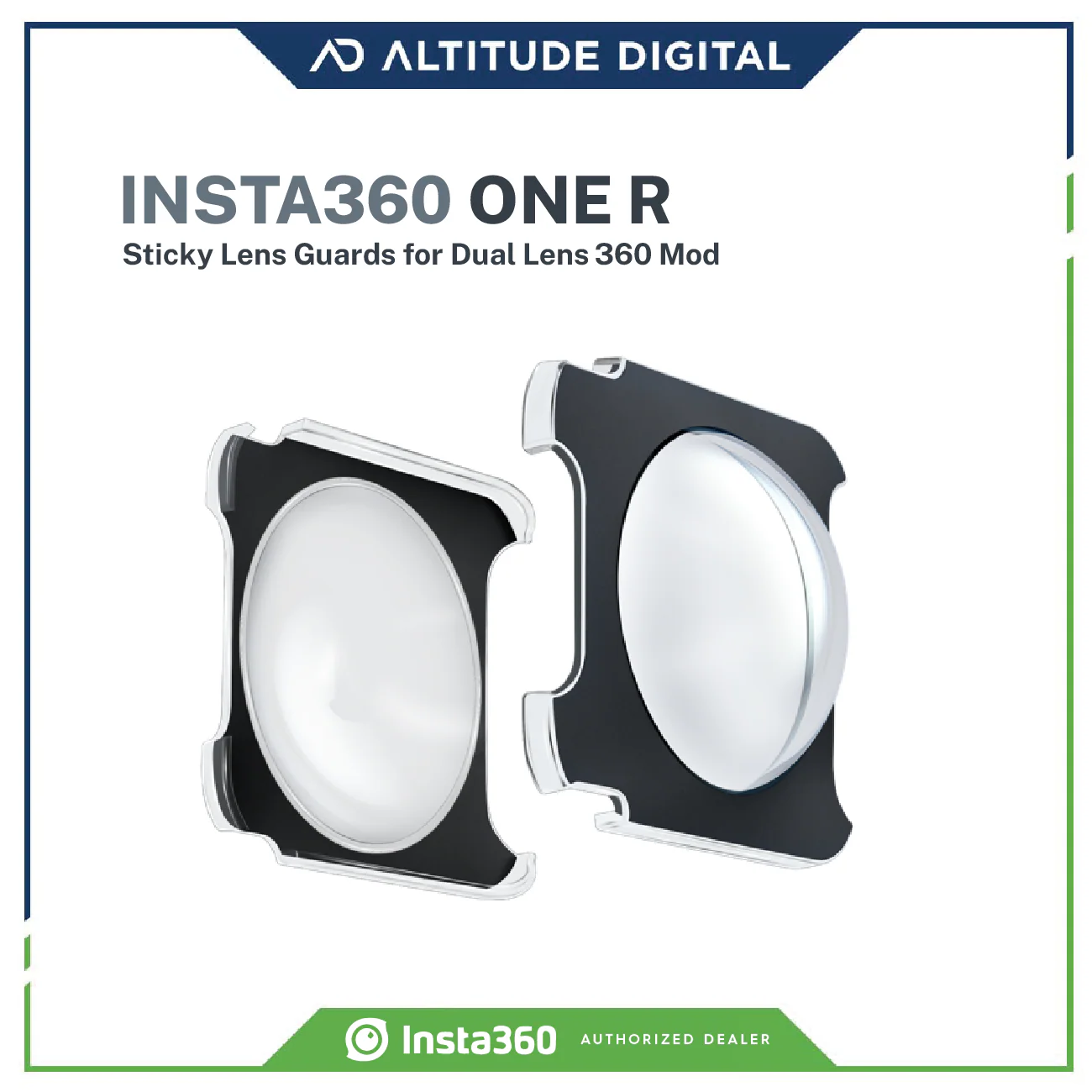 Insta360 ONE RS/R Sticky Lens Guards for 360 Lens - Image 2