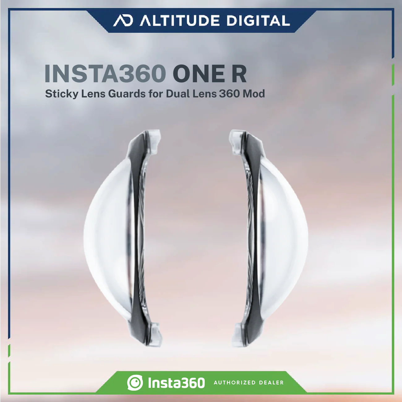 Insta360 ONE RS/R Sticky Lens Guards for 360 Lens - Image 4