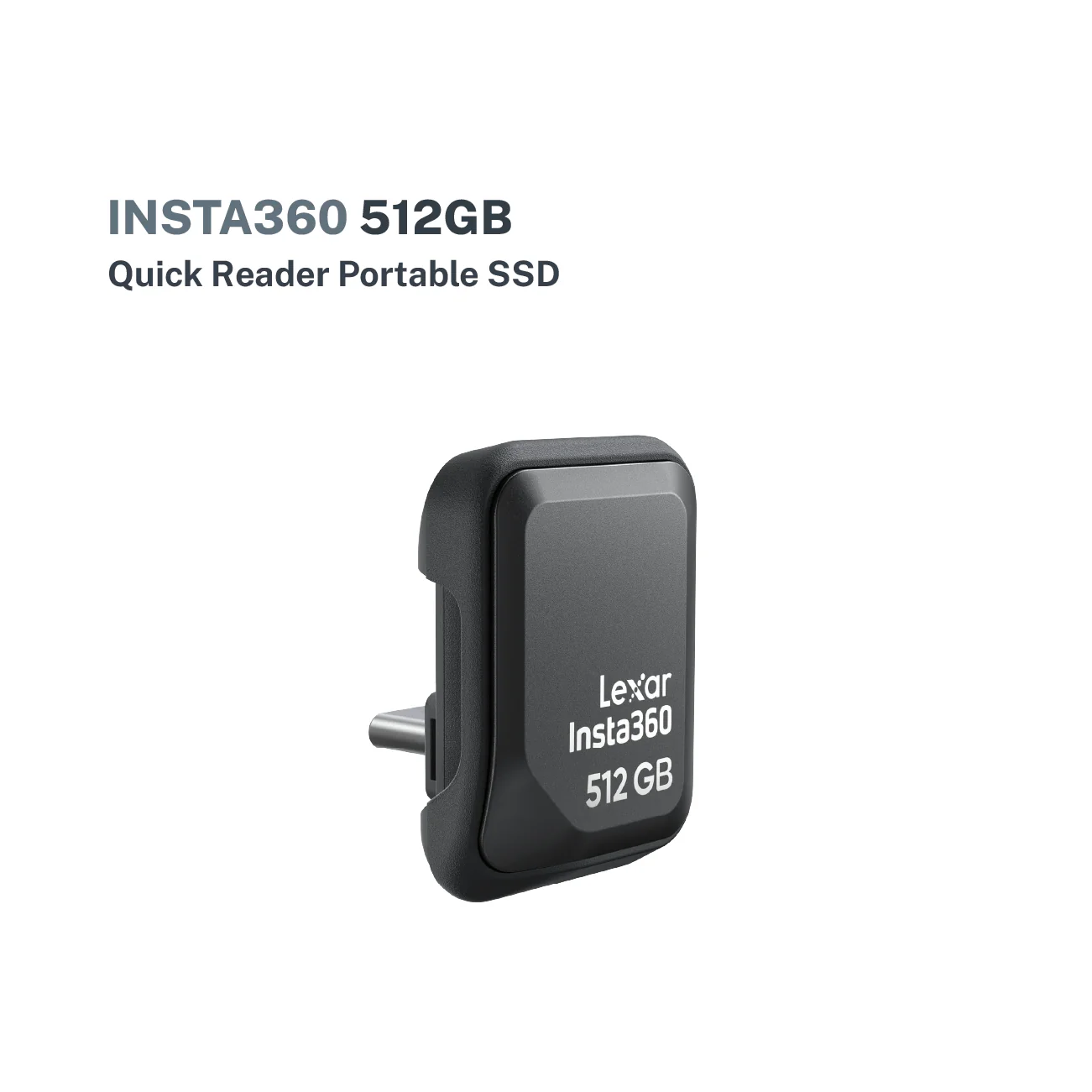 Insta360 Quick Reader 512GB Portable SSD