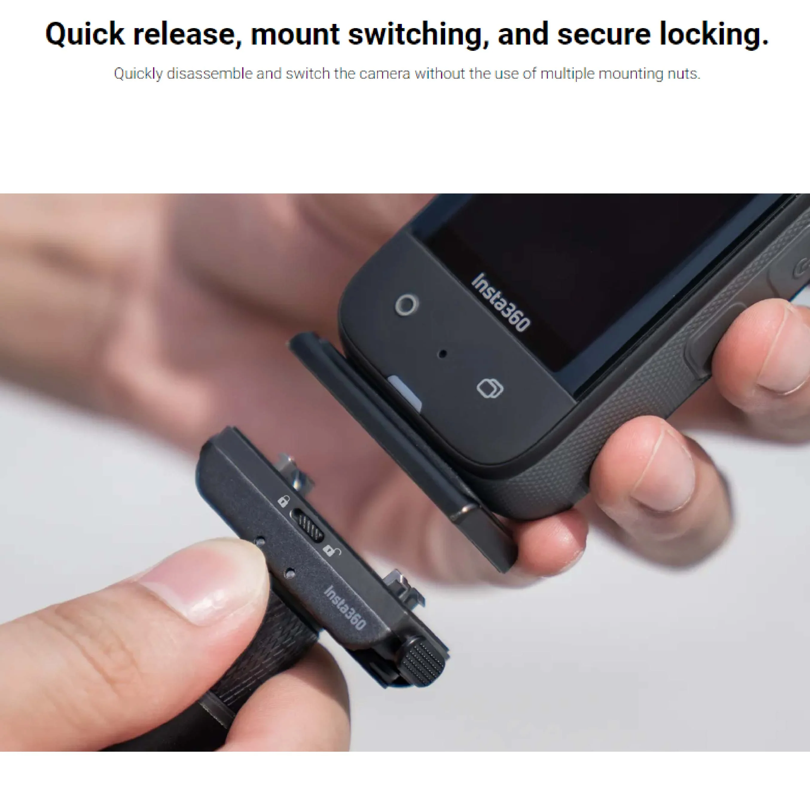 Insta360 Quick Release Mount (New Version) - Image 3