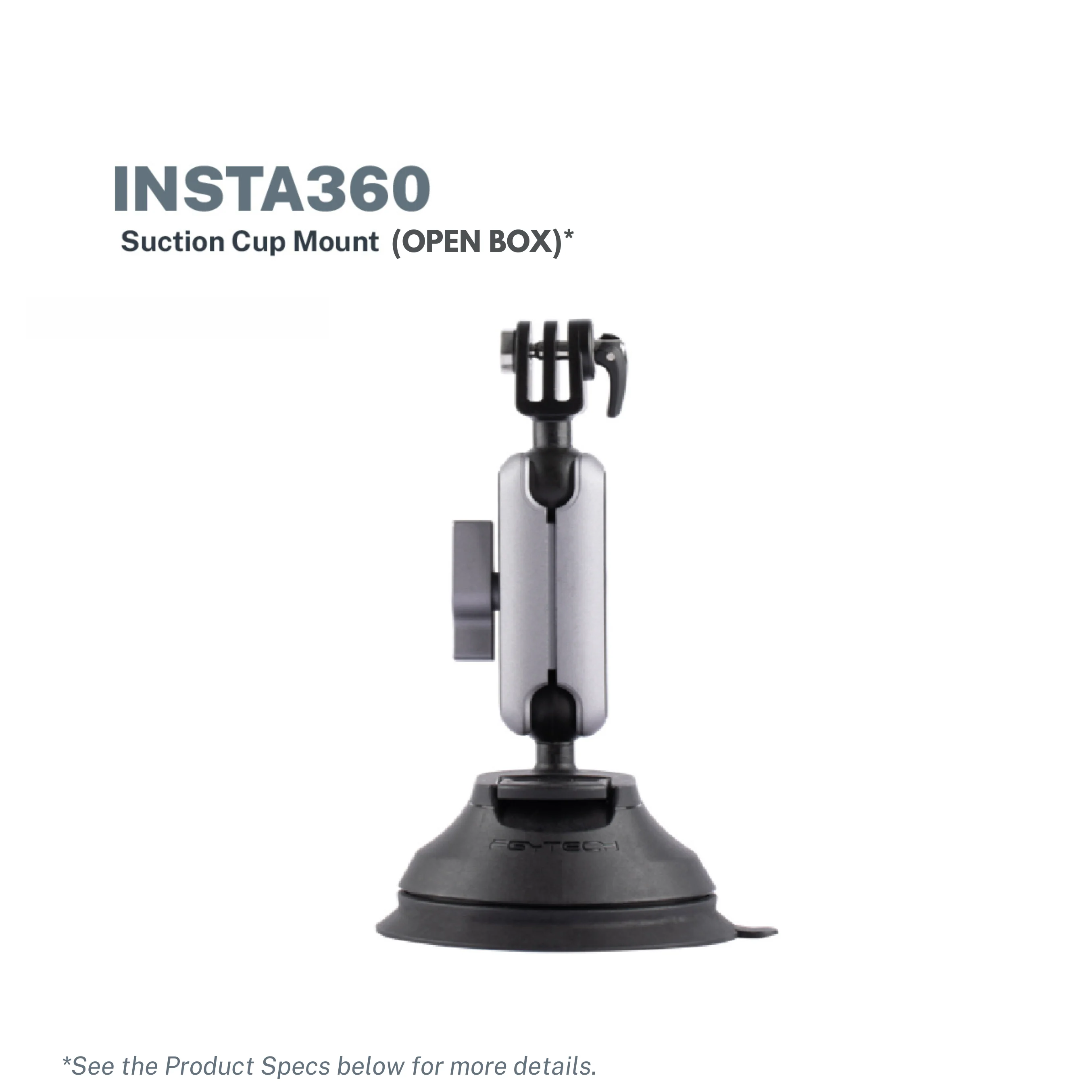 Insta360 Suction Cup Car Mount (Open Box)