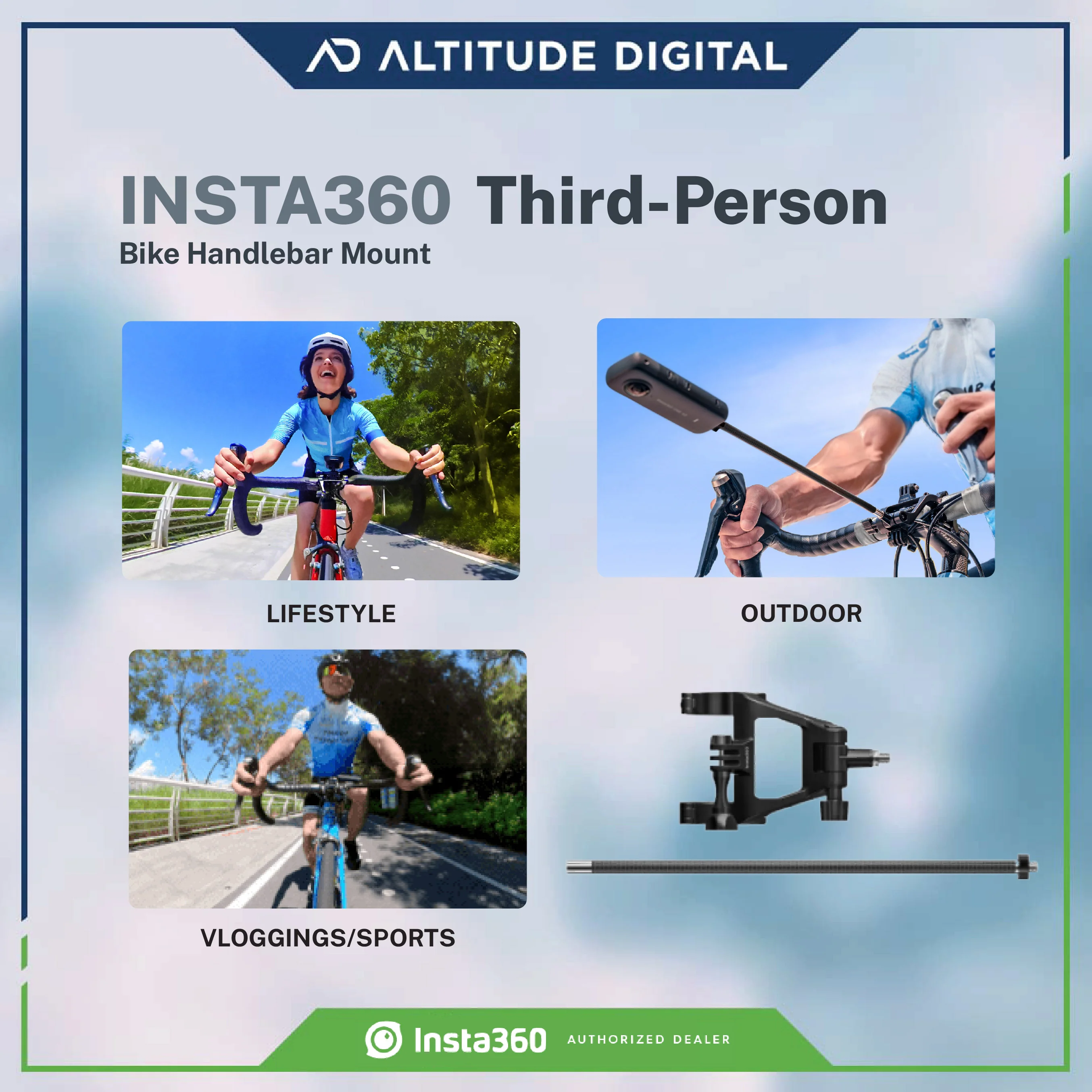 Insta360 Third-Person Bike Handlebar Mount - Image 7
