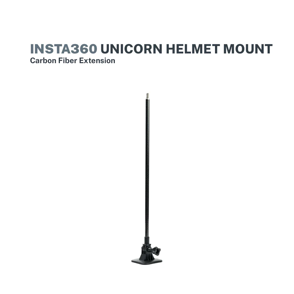 Insta360 Universal Accessory - Unicorn Helmet Mount Carbon Fiber Extension