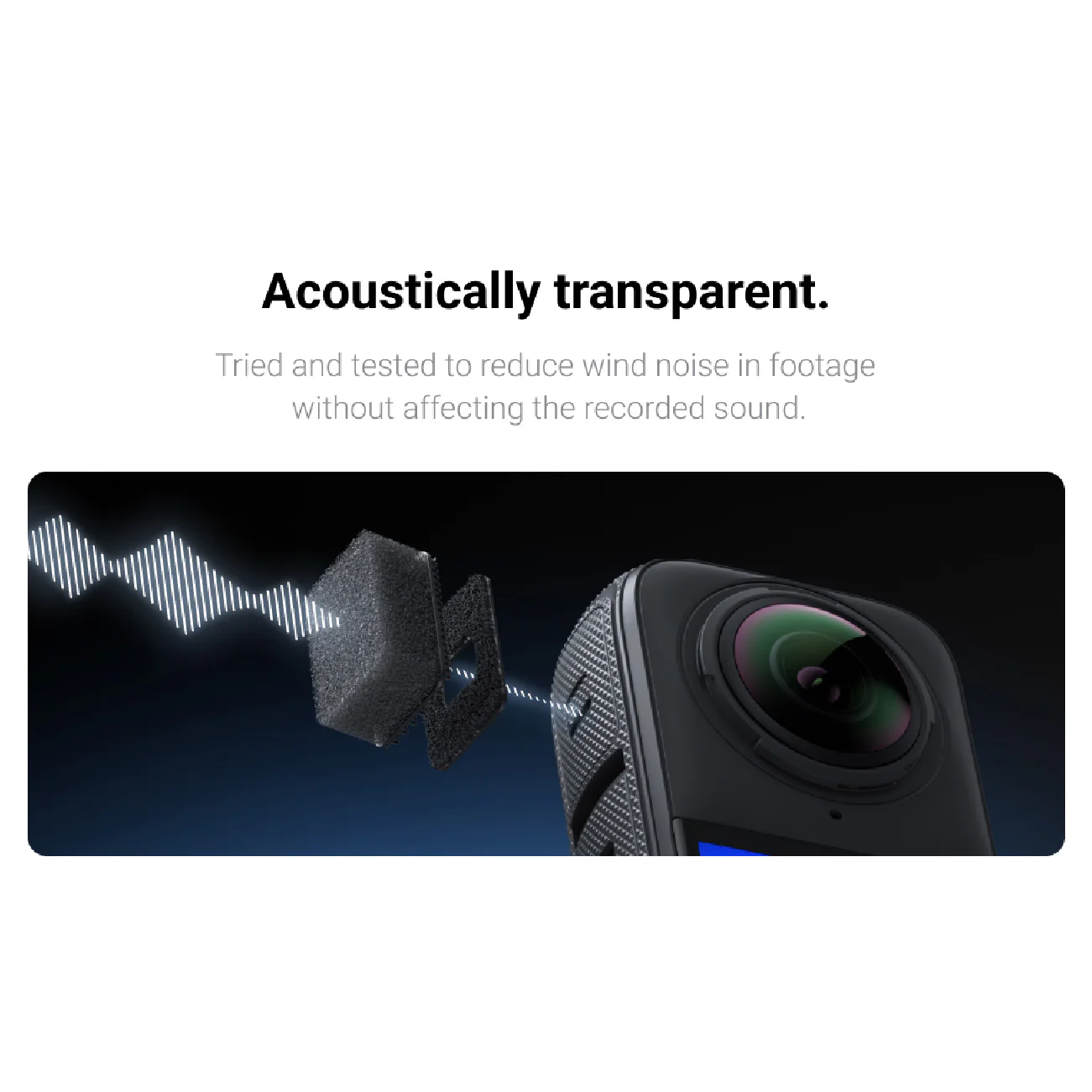 Insta360 X4/ X3 Mic Wind Muff - Image 3