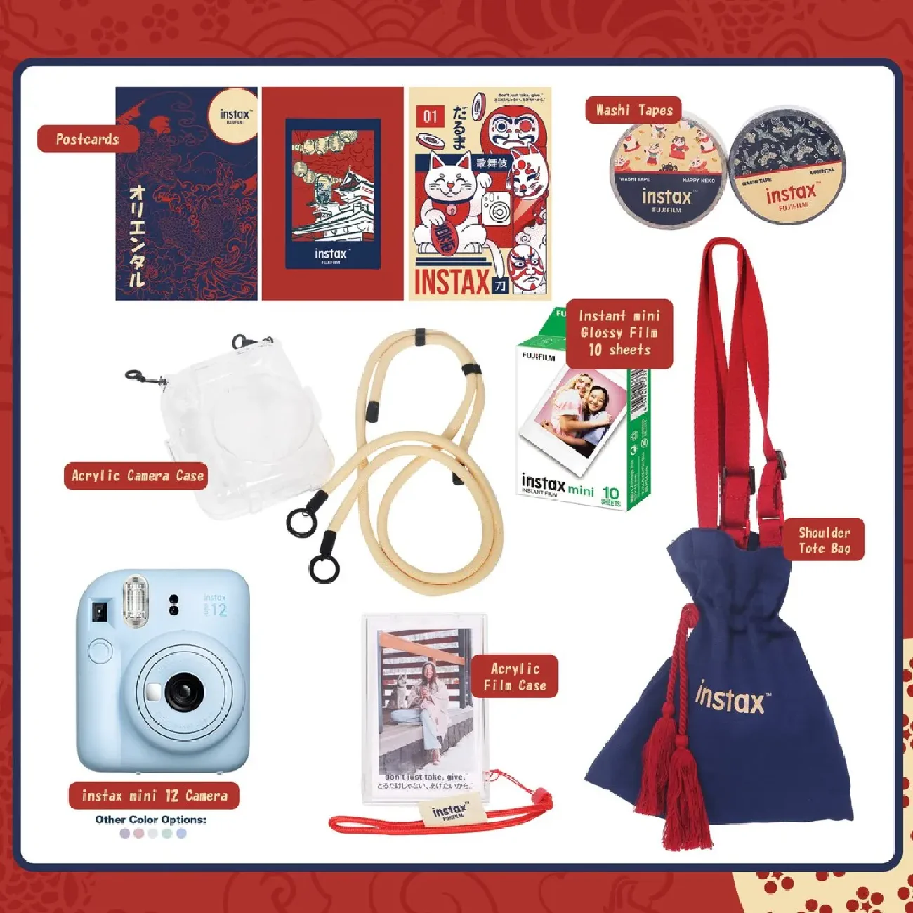 Instax Mini 12 Bundle (Oriental Kit) - Image 8