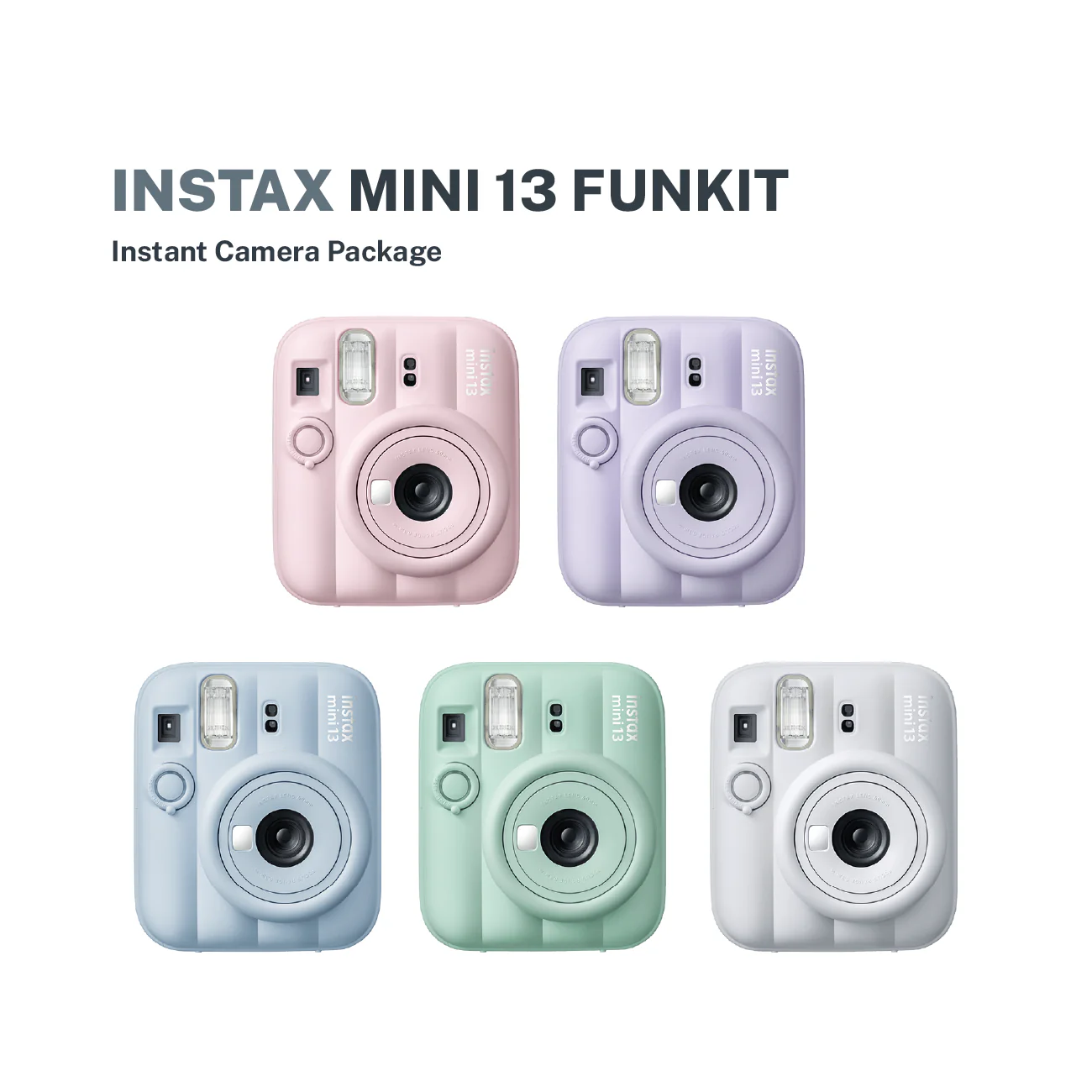 Instax Mini 13 Funkit Instant Camera Package