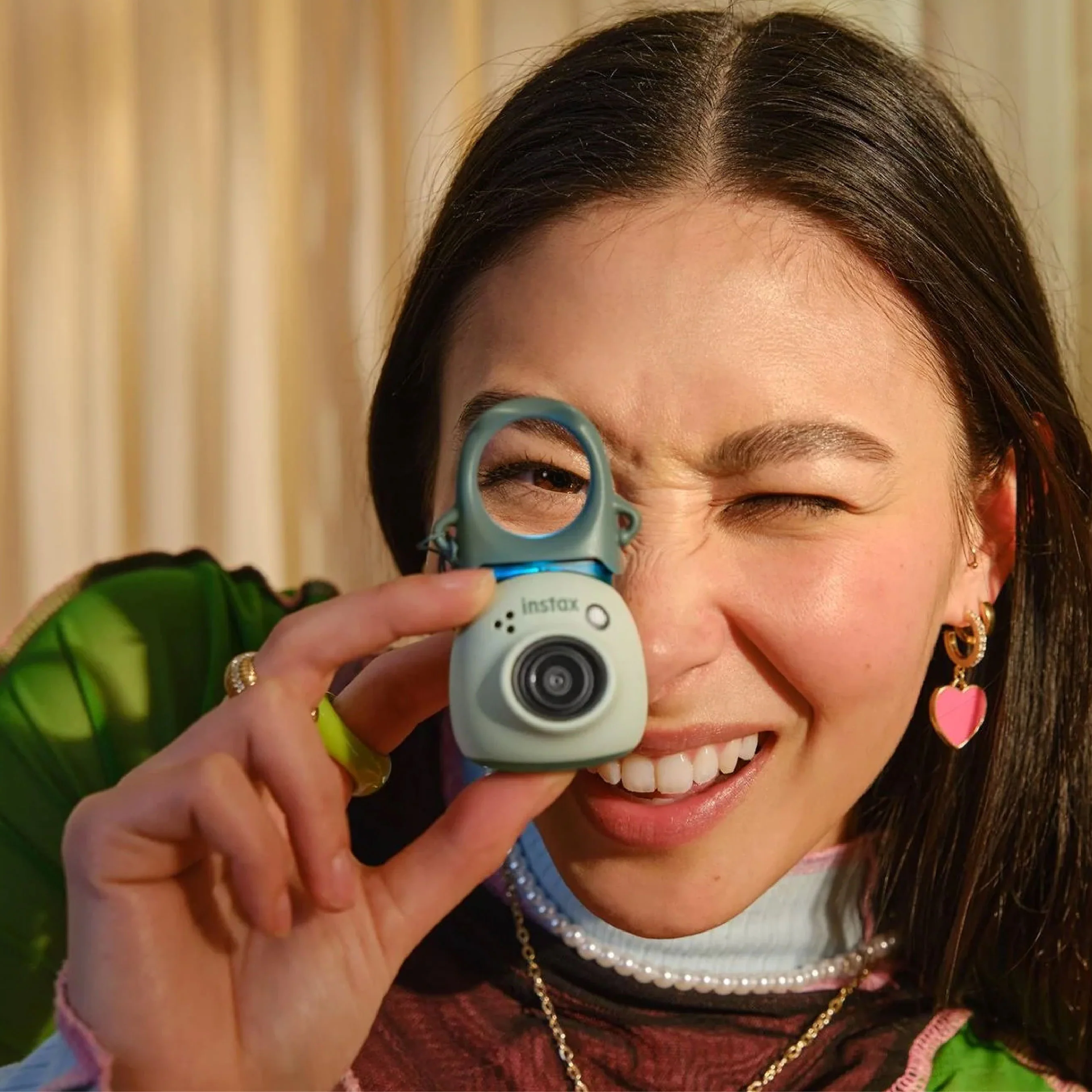 Instax Pal Digital Camera With Built-in Wide-Angle Lens, Pocket Size - Image 2
