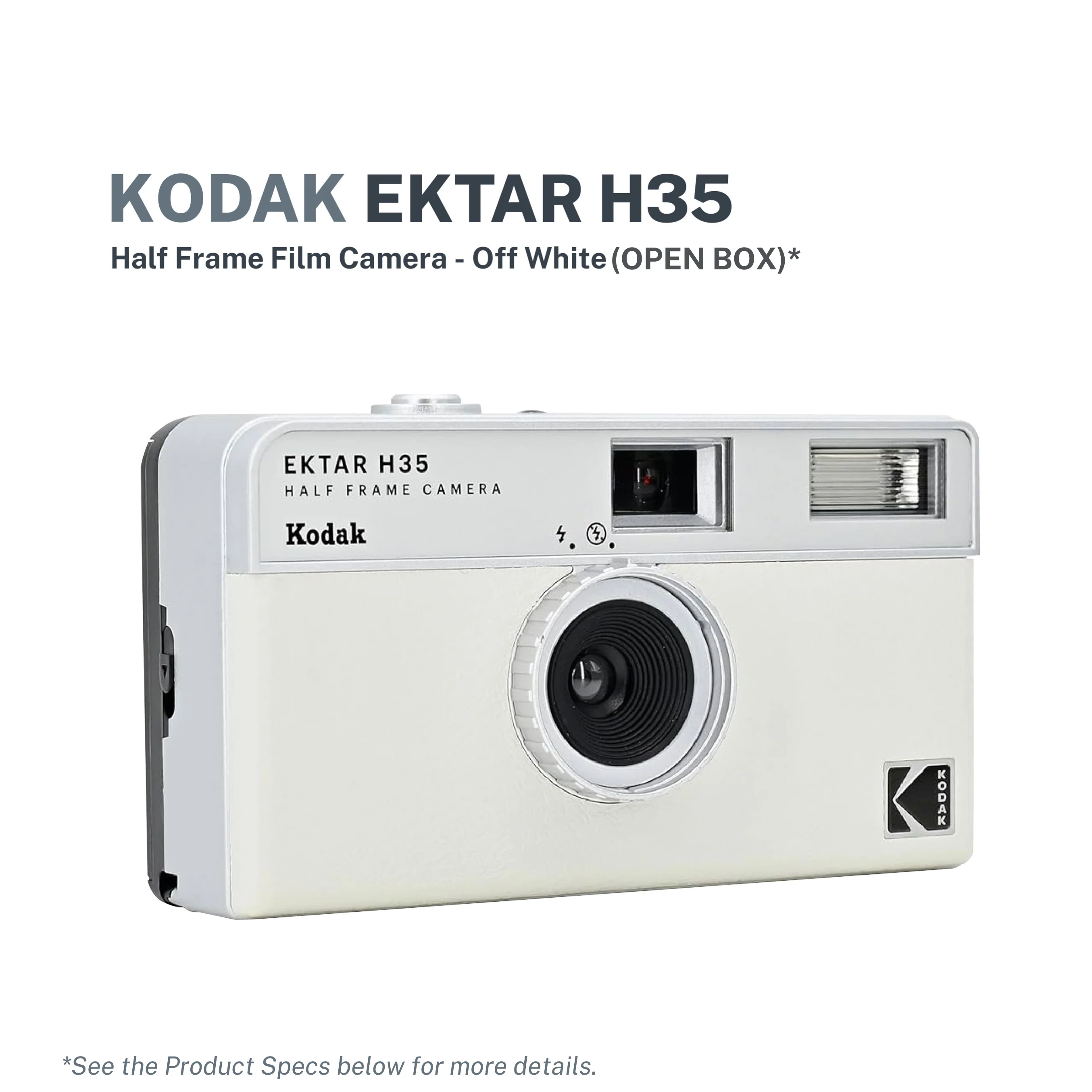 Kodak Ektar H35 Half Frame Film Camera - Off White (Open Box)