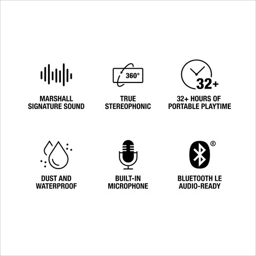 Marshall Emberton III Portable Waterproof Wireless Speaker - Image 4