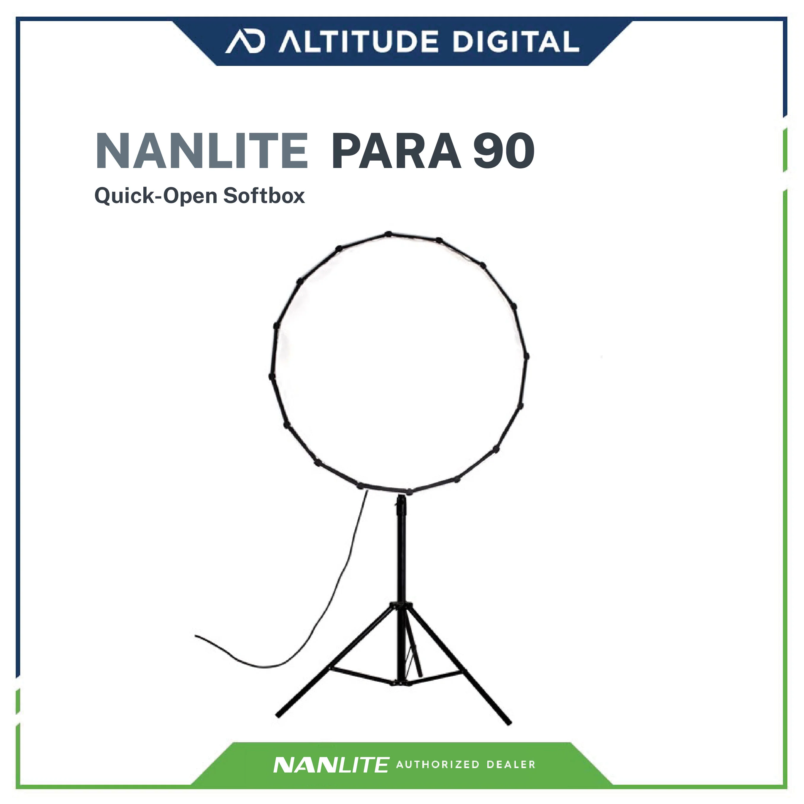 Nanlite SB-PR-90-Q PARA 90 Parabolic softbox 90CM (Quick Release) - Image 2