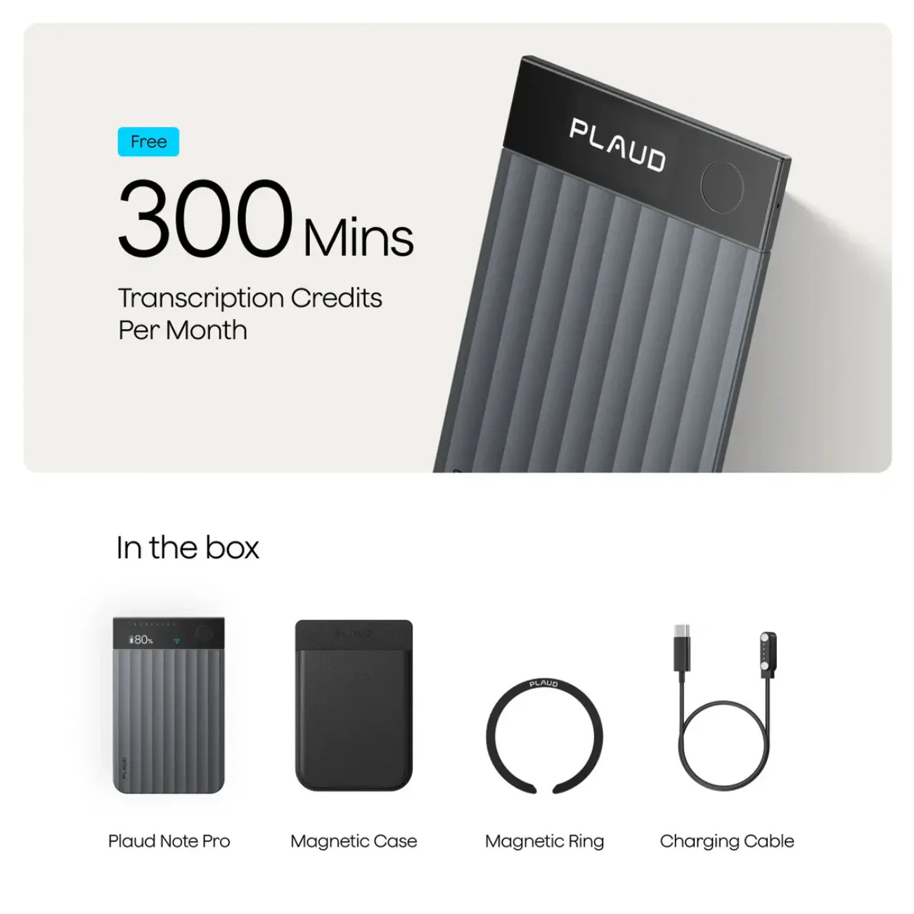 Plaud Note Pro- Silver - Image 3