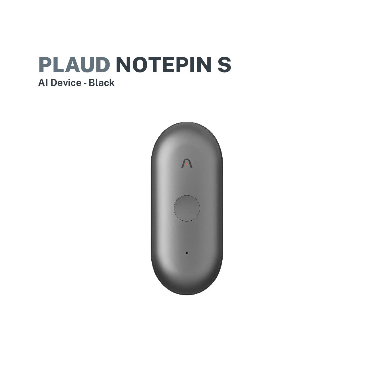 Plaud NotePin S- Black