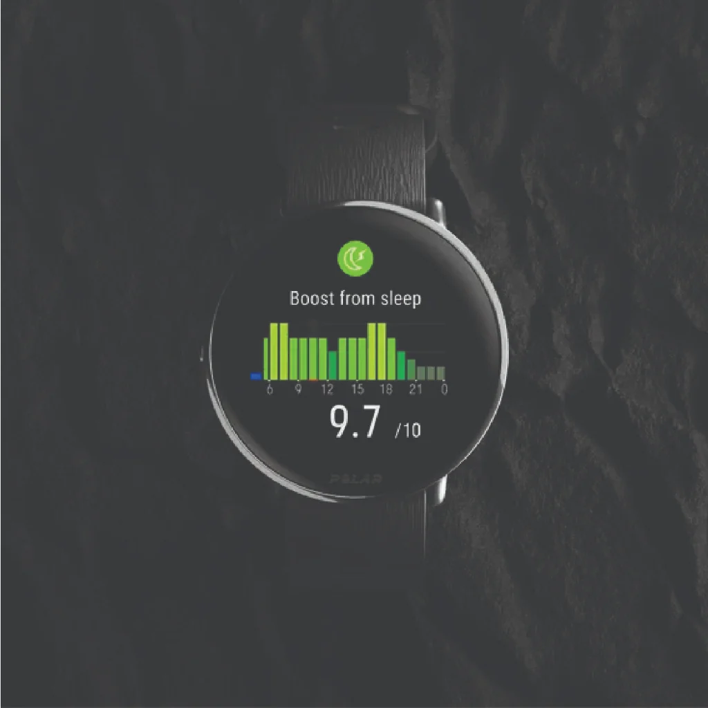 Polar Ignite 3- Titanium Black Silicone - Image 3