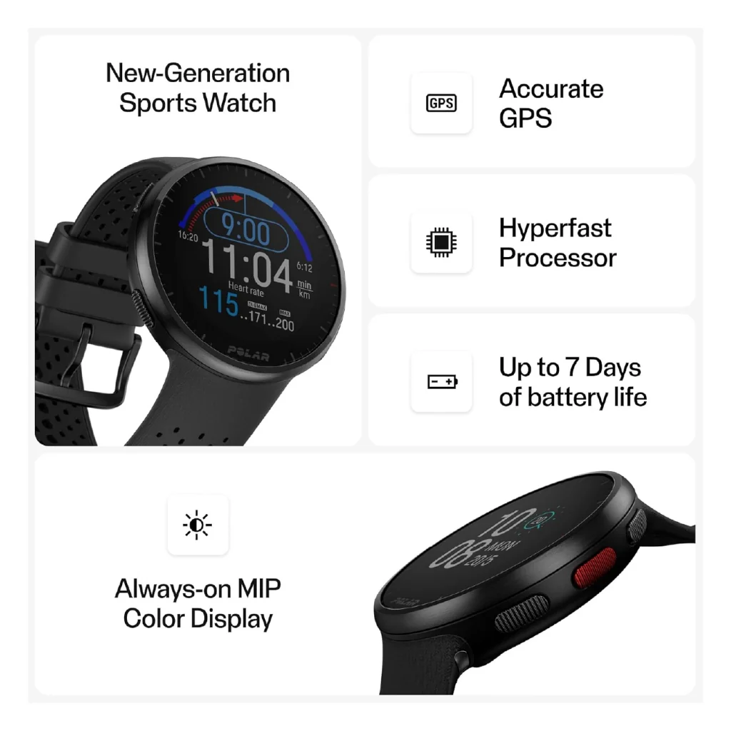 Polar Pacer Pro- Carbon Gray - Image 5