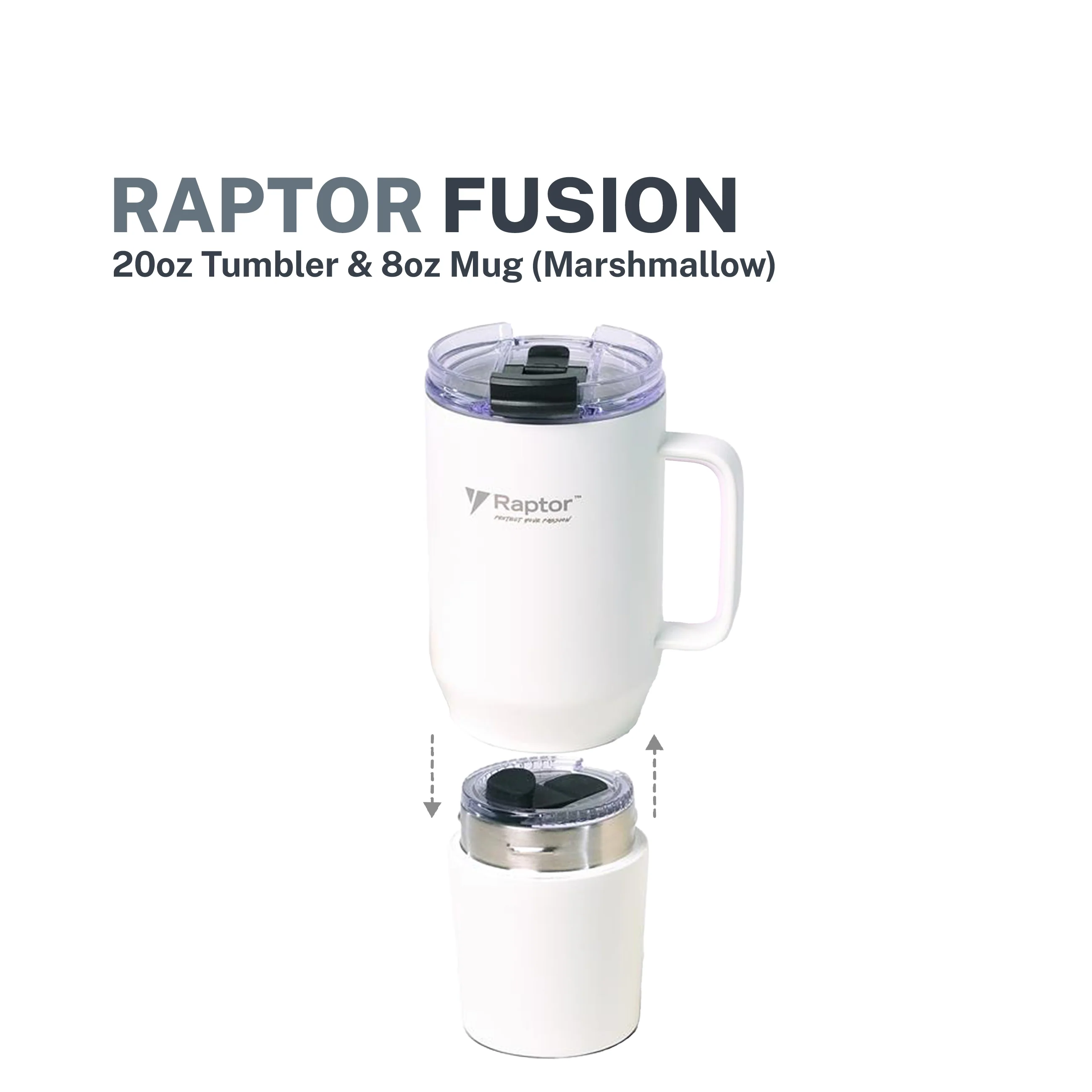 Raptor 2-in-1 Insulated Tumbler 28oz - Fusion - Image 6
