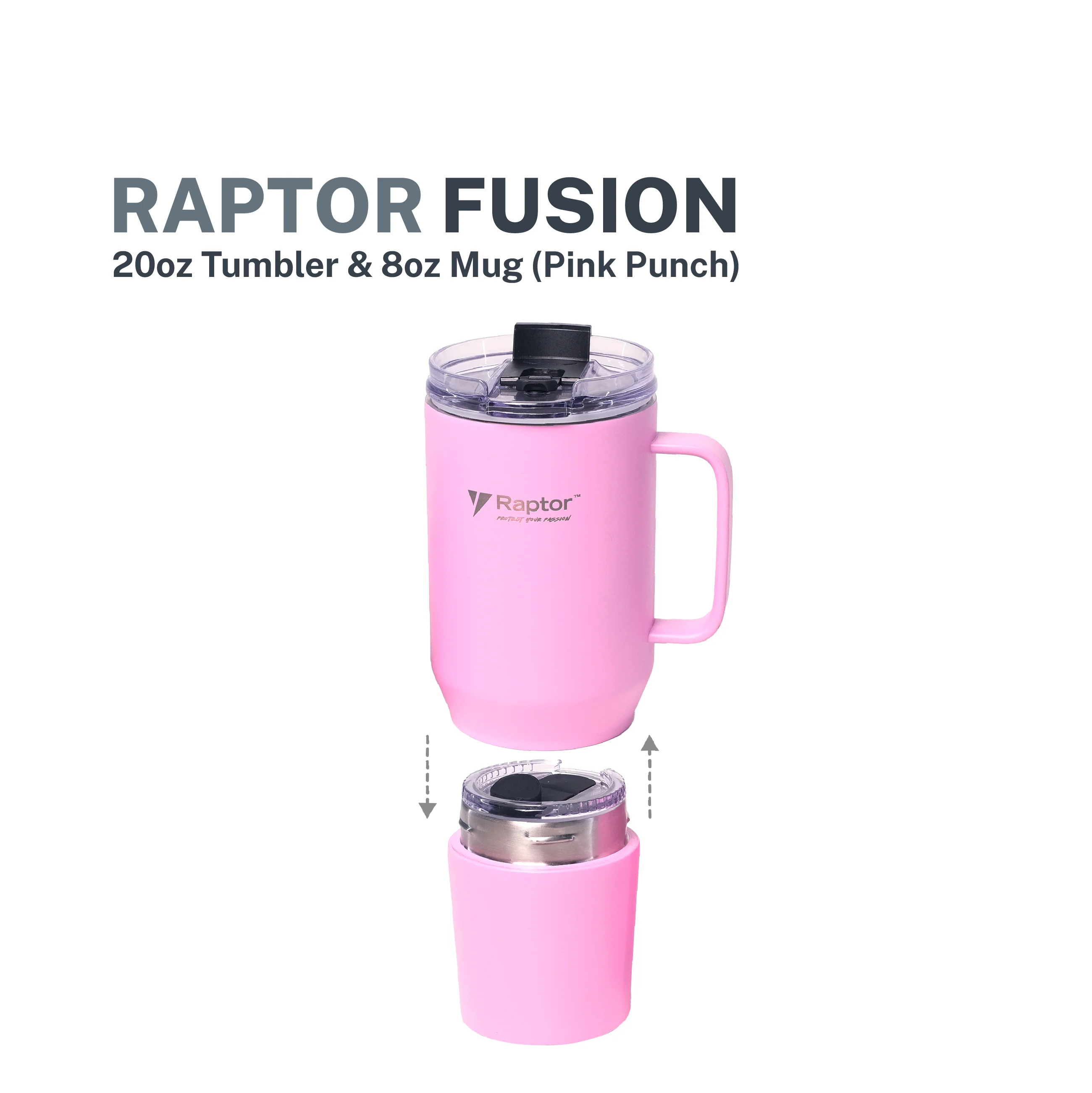 Raptor 2-in-1 Insulated Tumbler 28oz - Fusion - Image 8