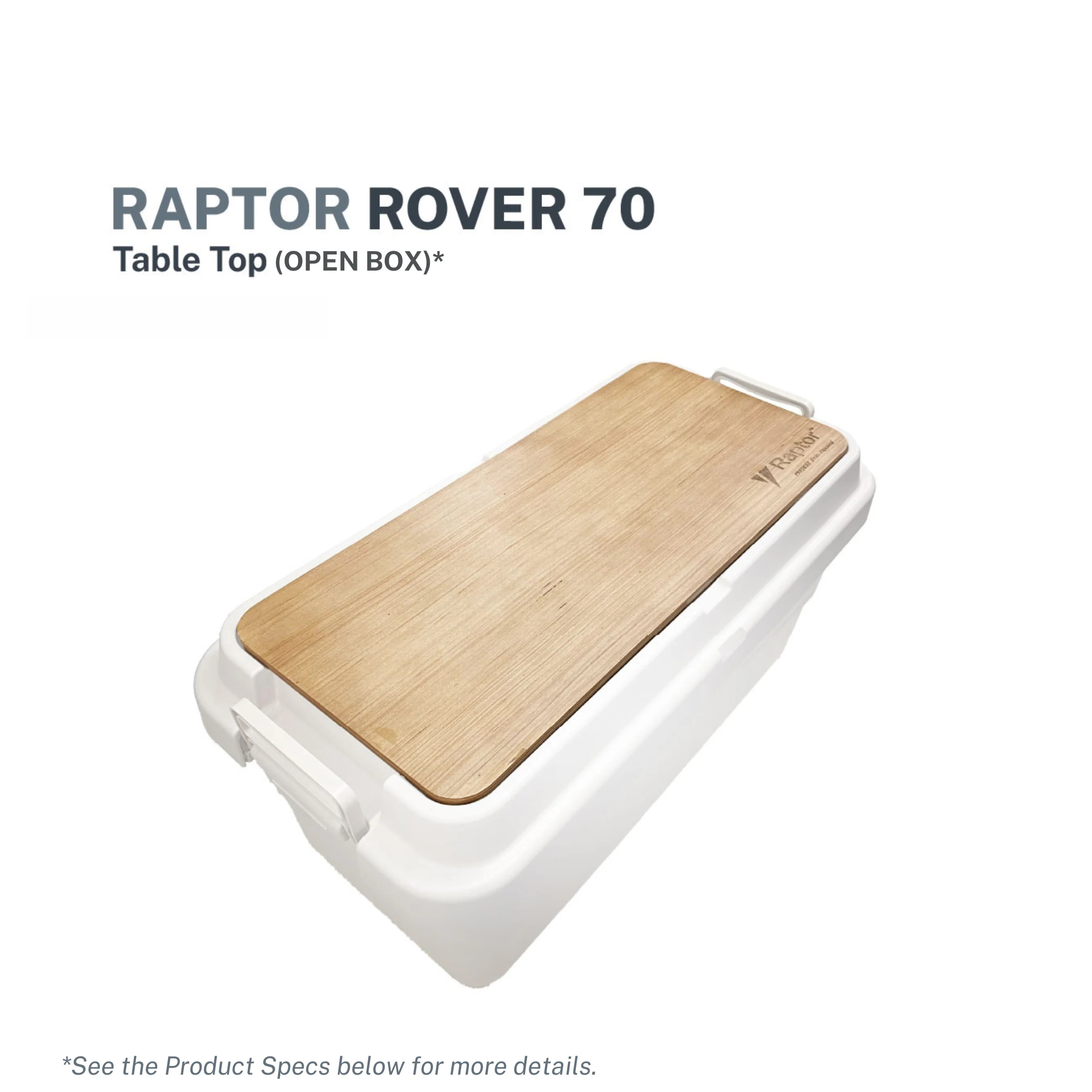 Raptor Rover Table Top 70- New (Open Box)