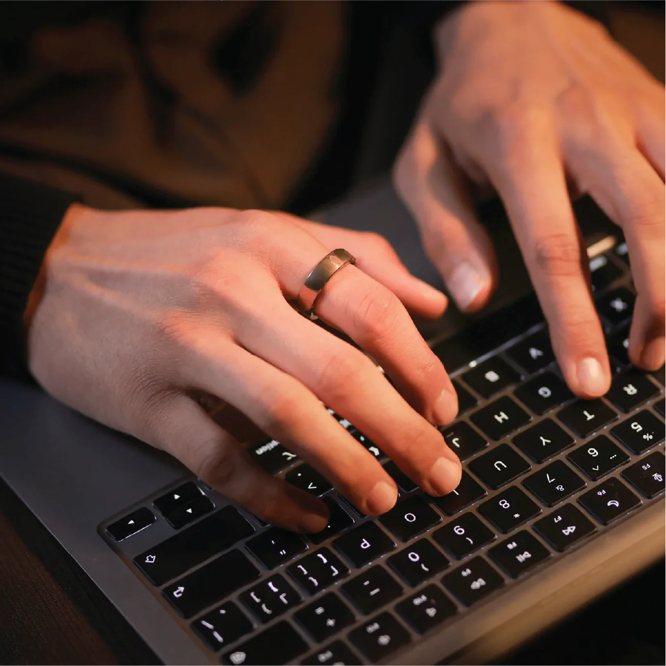 RingConn Smart Ring Gen 2 Air Dune Gold - Image 3