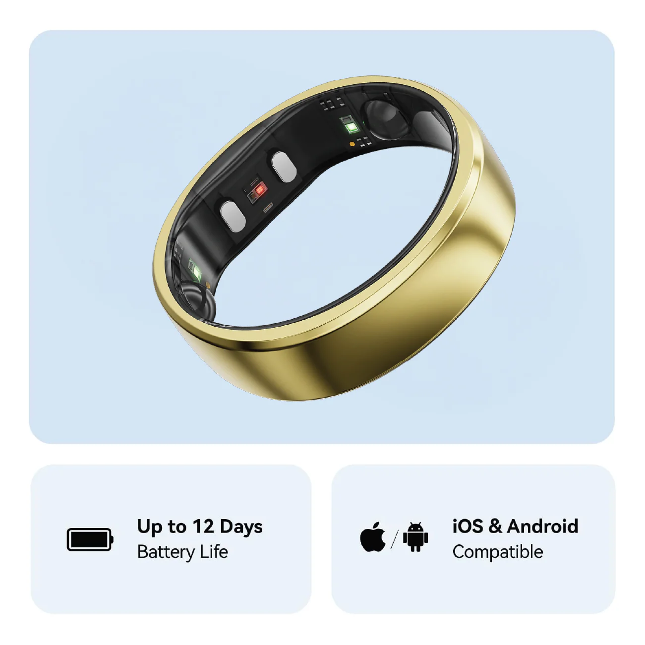 RingConn Smart Ring Gen 2 Royal Gold - Image 4