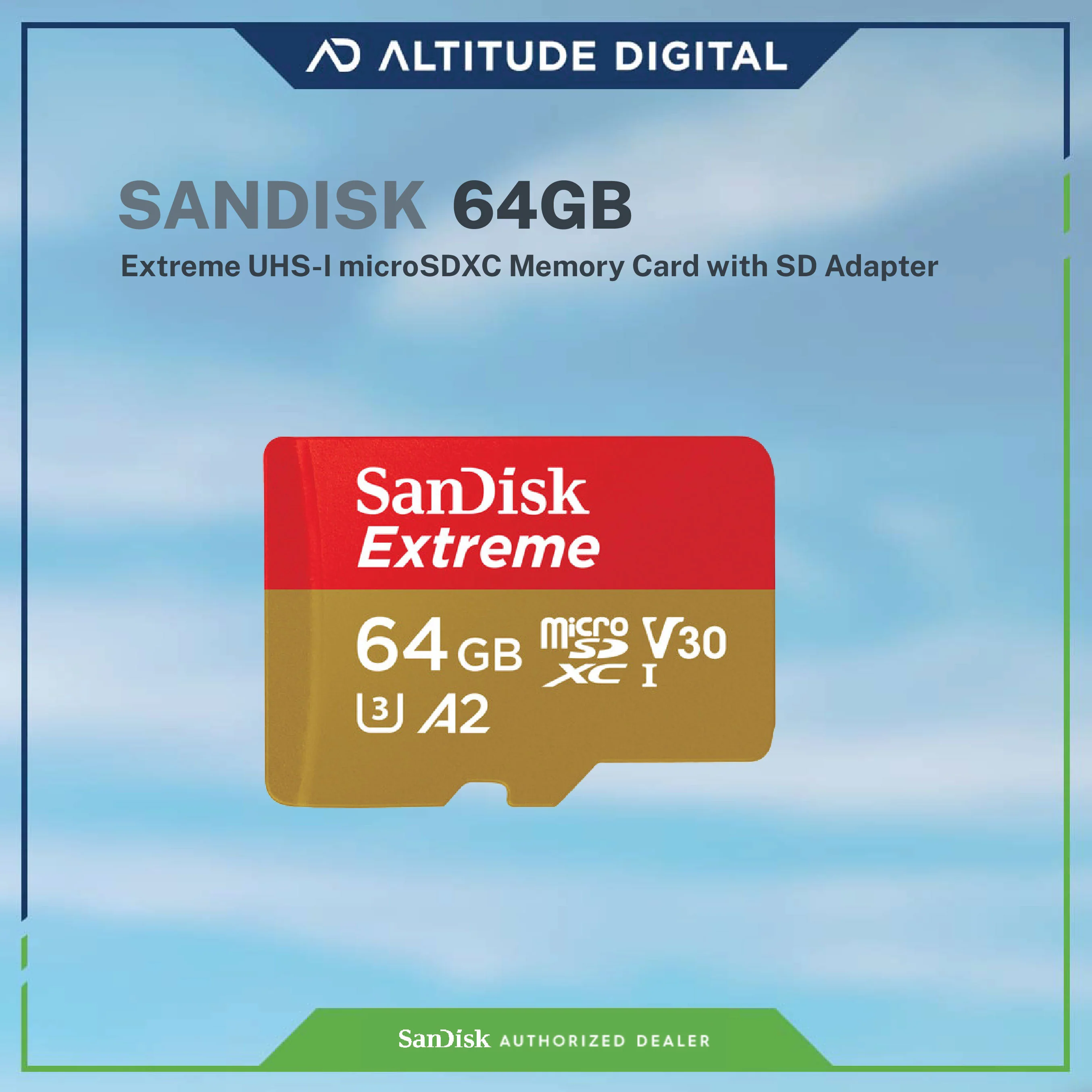 SanDisk 64GB Extreme microSDXC with SD Adapter - Image 3