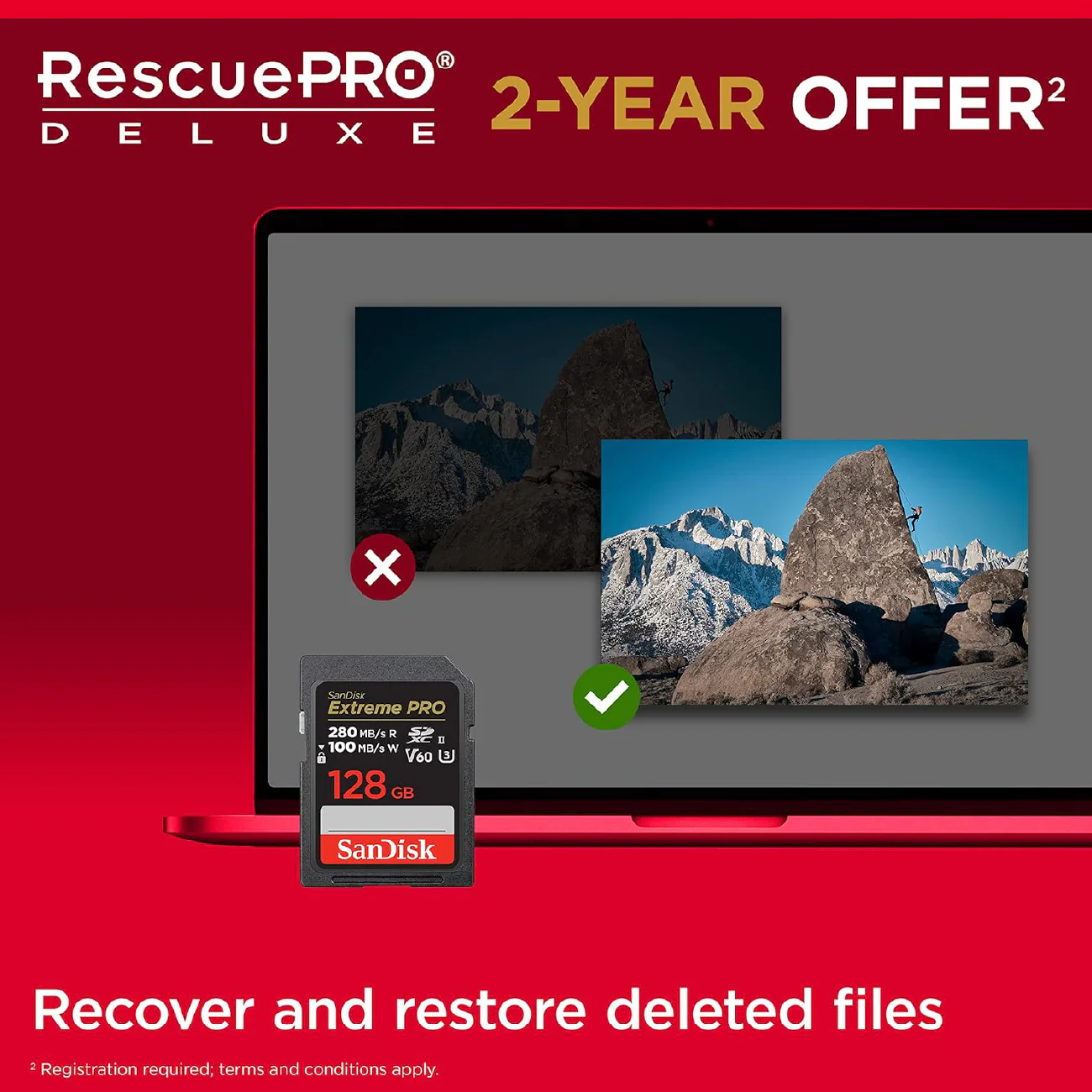 SanDisk Extreme Pro 128GB UHS-II SDXC Memory Card - Image 6